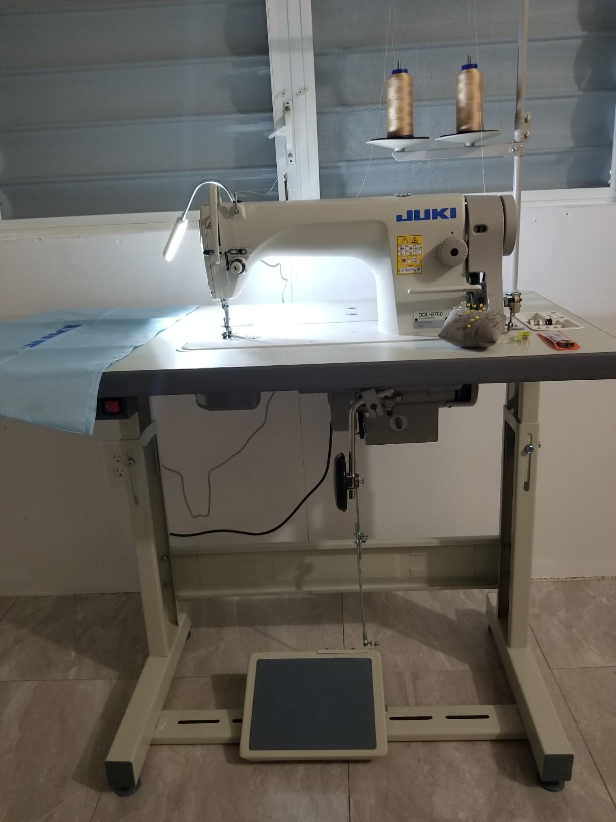 Juki DDL-8700-H Industrial Straight Stitch Sewing Machine, K.D table & Servo Motor DIY customer photo 1