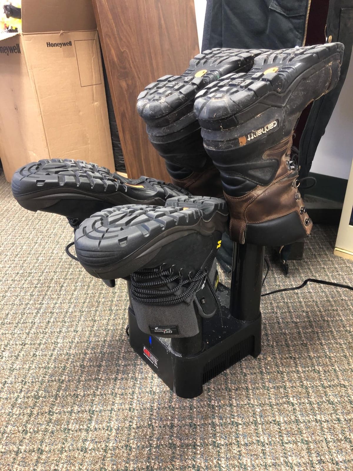 Boot Dryer - Mighty Dry with Heat Blower Fan - Fast Glove & Shoe Dryer - Helps Reduce Odor customer photo 1