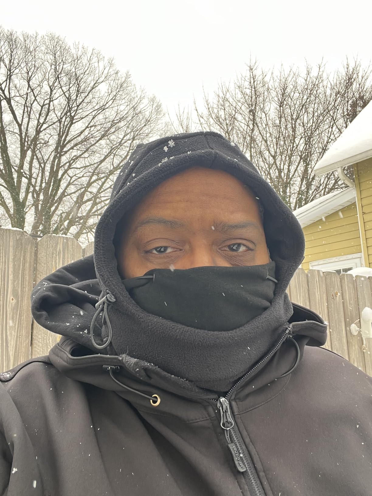 Fleece Balaclava Hoodie Ski Mask - Wind Resistant Extreme Cold Weather Gear - Thermal Winter Face Mask customer photo 1