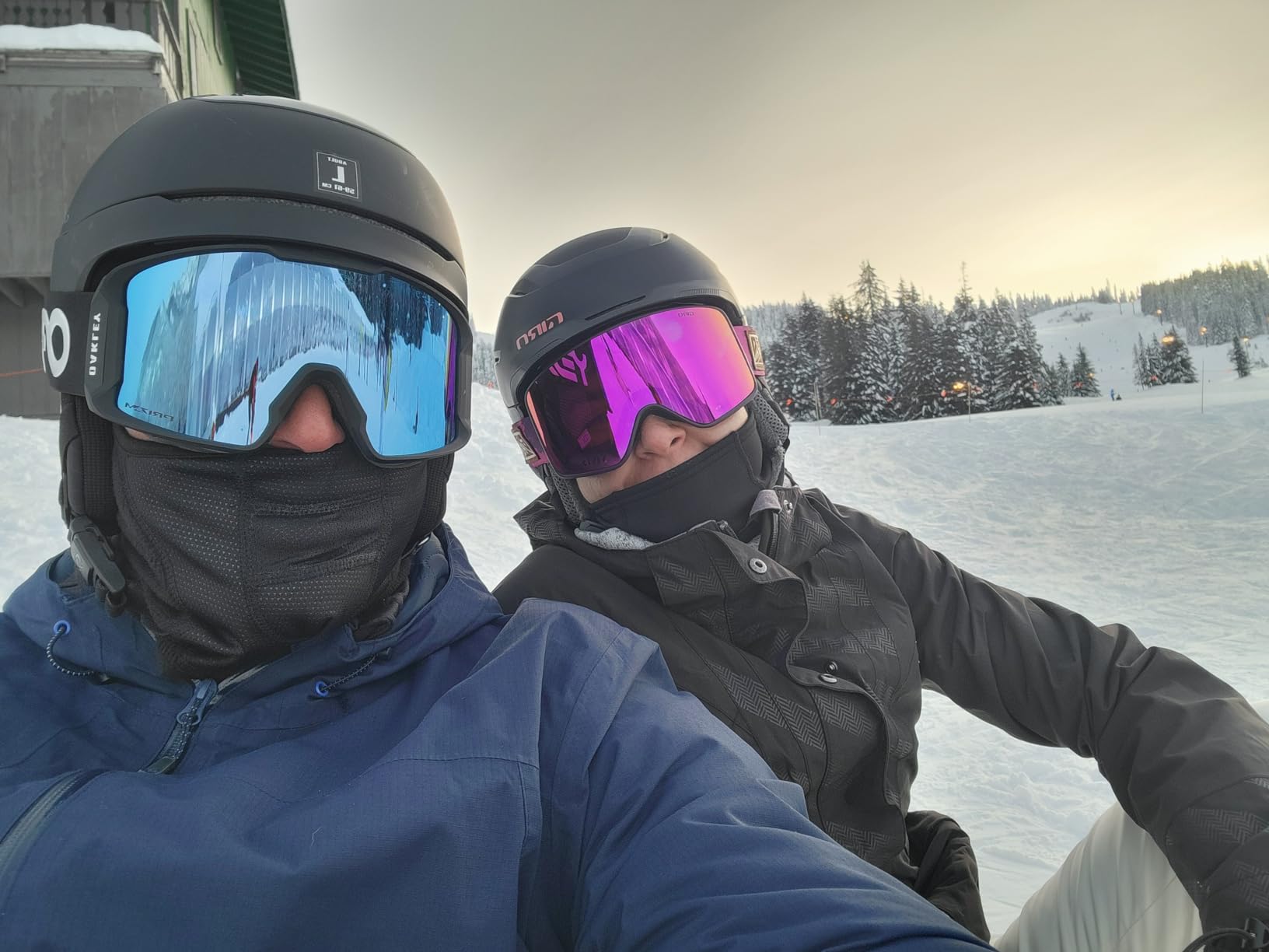 Half Ski Mask - Fleece Lined Winter Face Mask - Stretch Neck Gaiter for Cold Weather Gear - Skiing Accessories customer photo 1