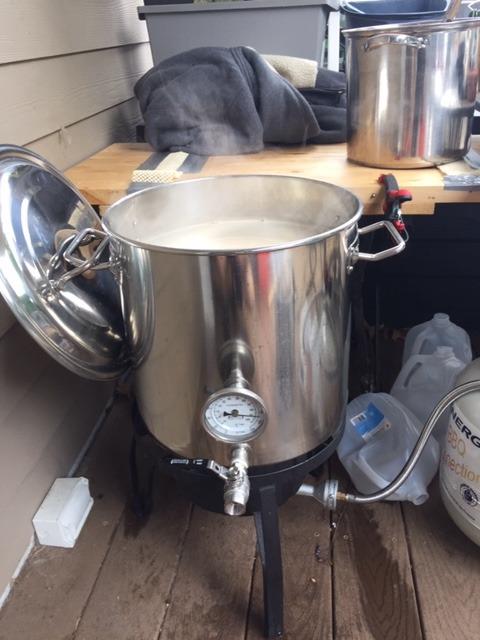 CONCORD Stainless Steel Home Brew Kettle Stock Pot (Weldless Fittings) (40 QT/ 10 Gal) customer photo 2