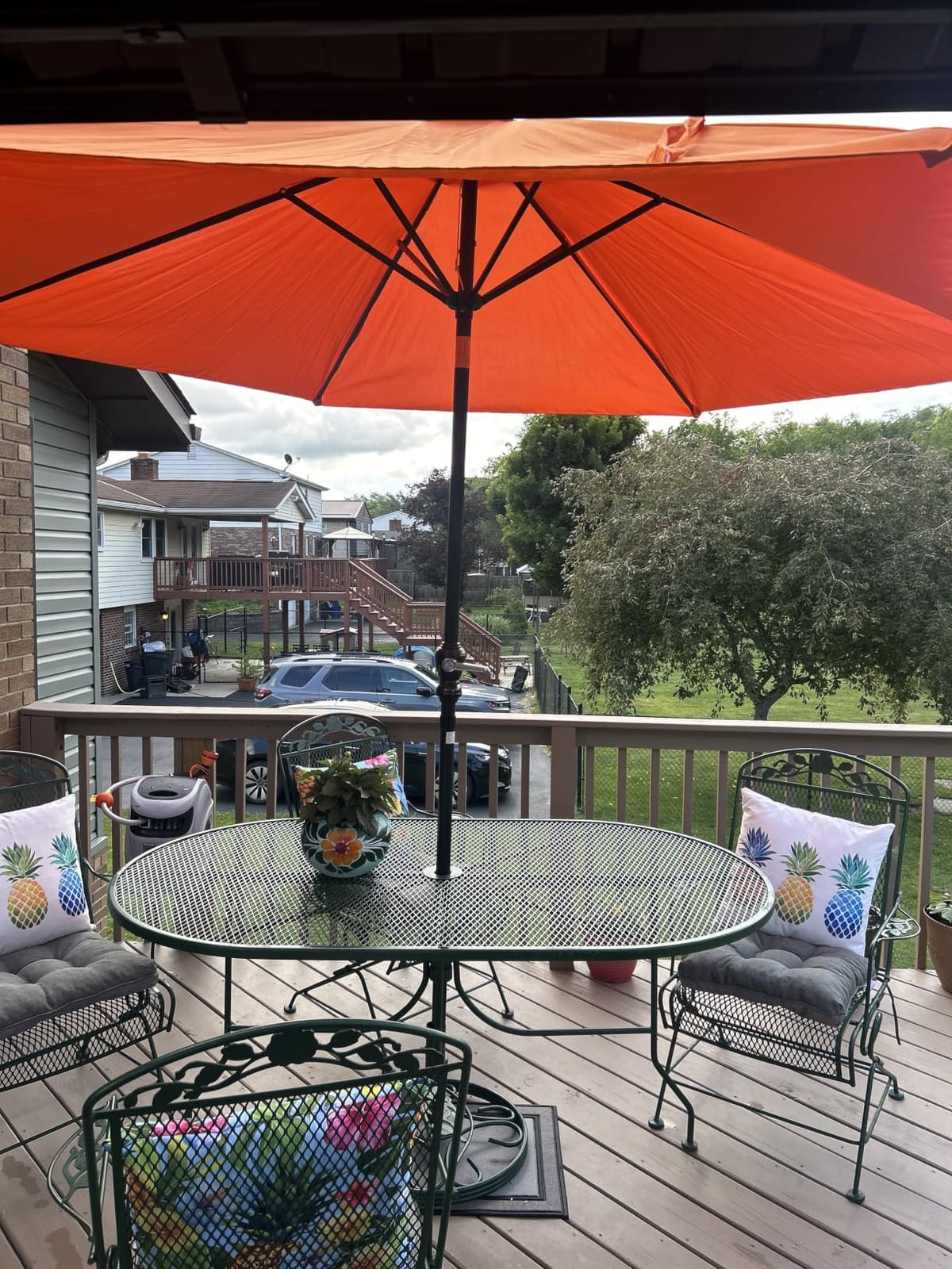 Best Choice Products 10ft Outdoor Patio Umbrella, Outdoor Table Umbrella, Yard Umbrella, Market Umbrella with 6 Sturdy Ribs, Push Button, Tilt and Crank - Tan customer photo 1