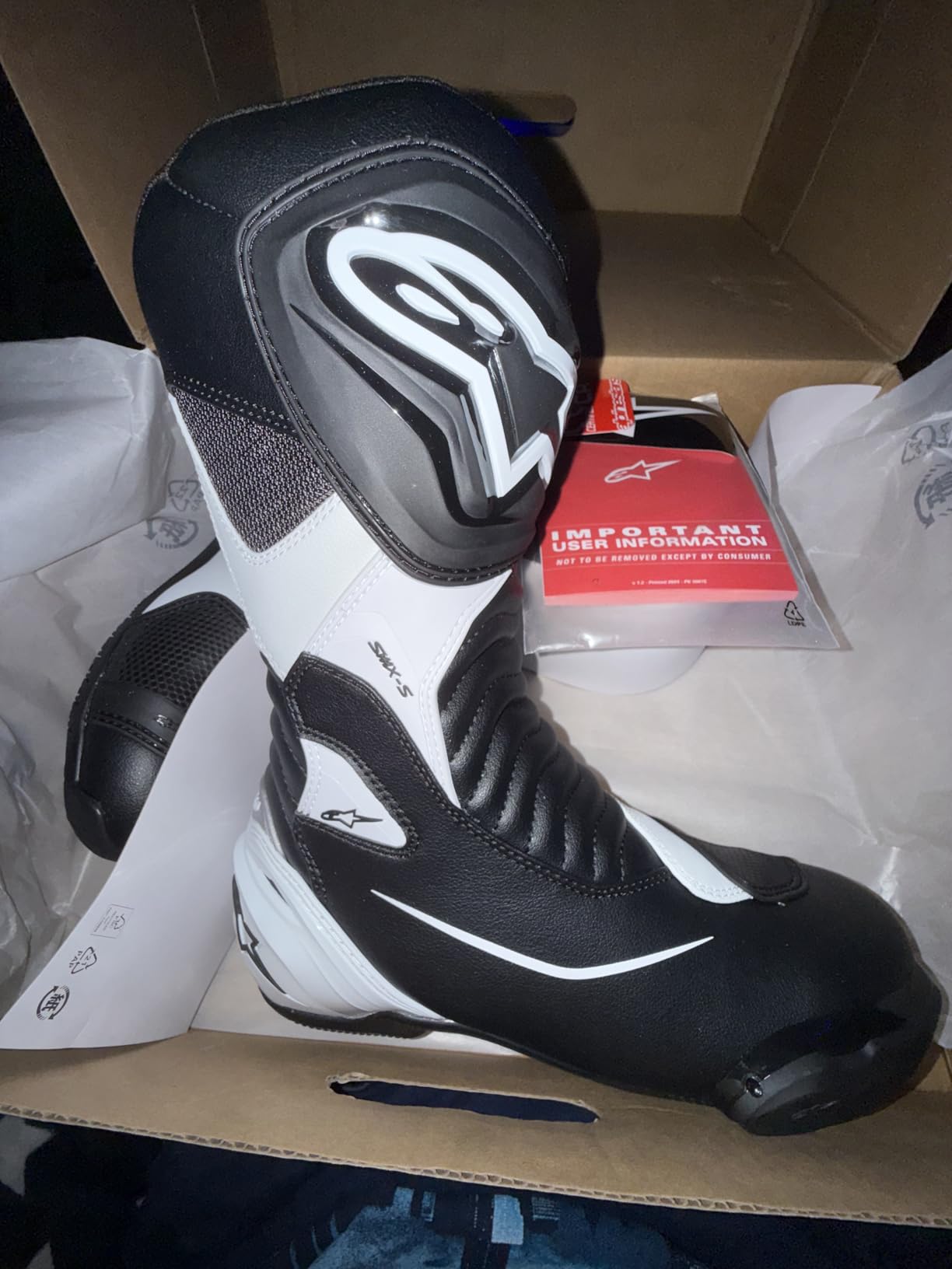 Alpinestars SMX S Boots Men's Motorcycle Riding Racing customer photo 1