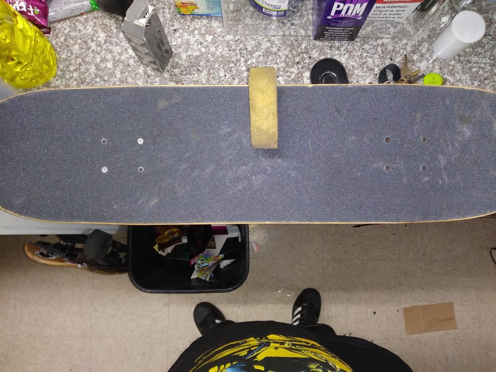 Black Diamond Skateboard Griptape Cleaner - Dirt Remover Gummy Cube - Erase Grip Gunk, Restore Grip Tape Function, Keep Grip Tape Clean - Works on Skateboards, Longboards, Cruisers, Abrasive Surfaces customer photo 2