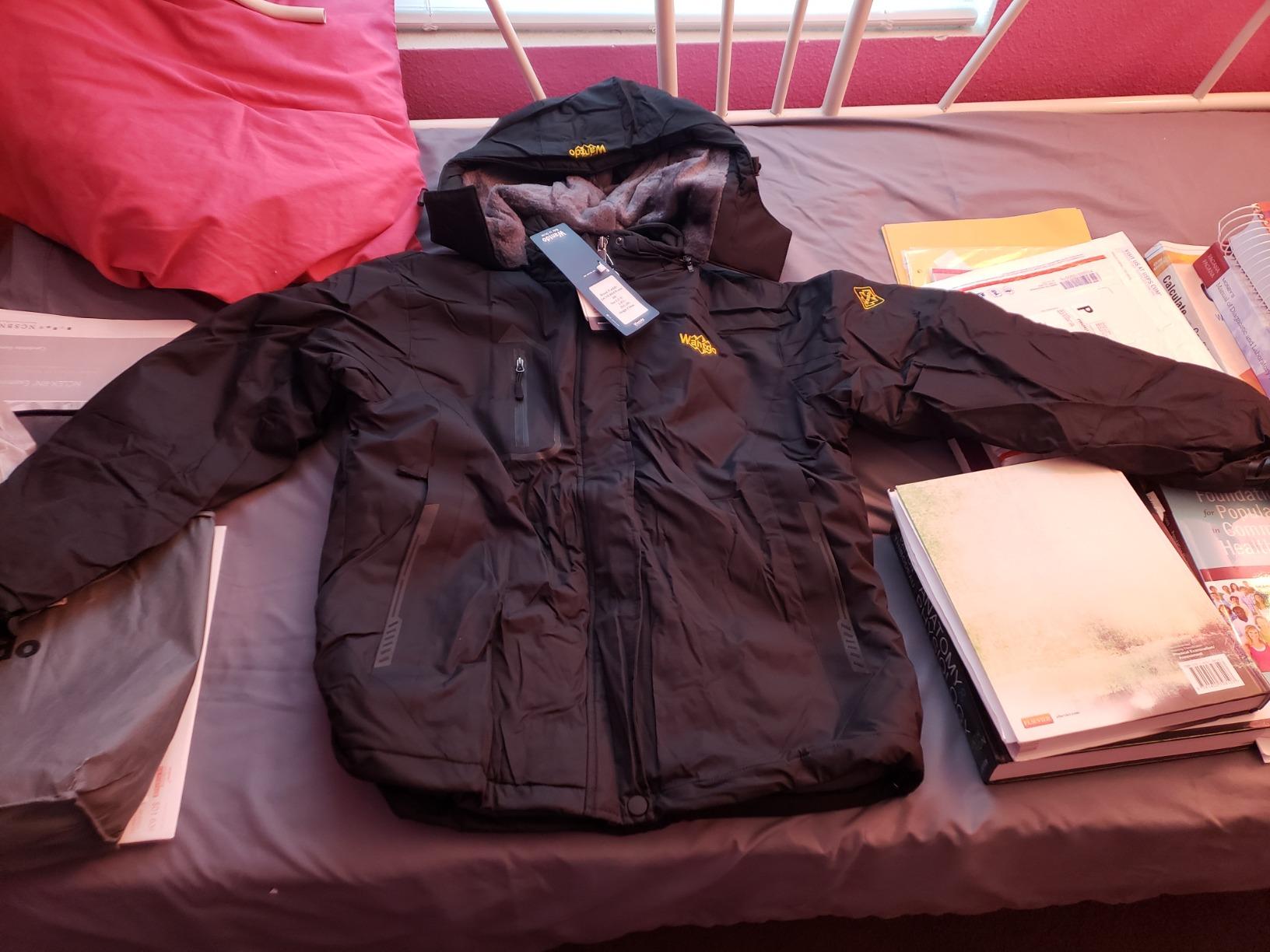 wantdo Women Hardshell Waterproof Windproof Insulated Ski Trekking Jacket customer photo 2
