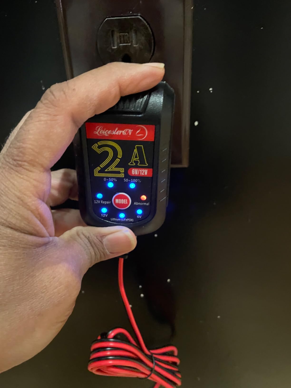 2A Battery Maintainer & Trickle Charger, 6V 12V Smart Float Charger with Pulse Repair Mode, 10FT Extra Long for Motorcycle, Automotive Car, Lawn Mower, Marine Boat, ATV, SLA, AGM, Gel, LiFePO4 customer photo 1