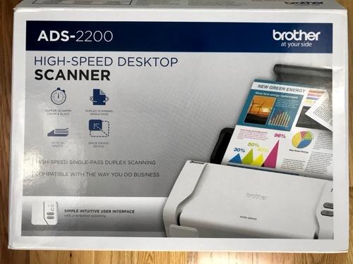 Brother High-Speed Desktop Document Scanner, ADS-2200, Multiple Scan Destinations, Duplex Scanning customer photo 1