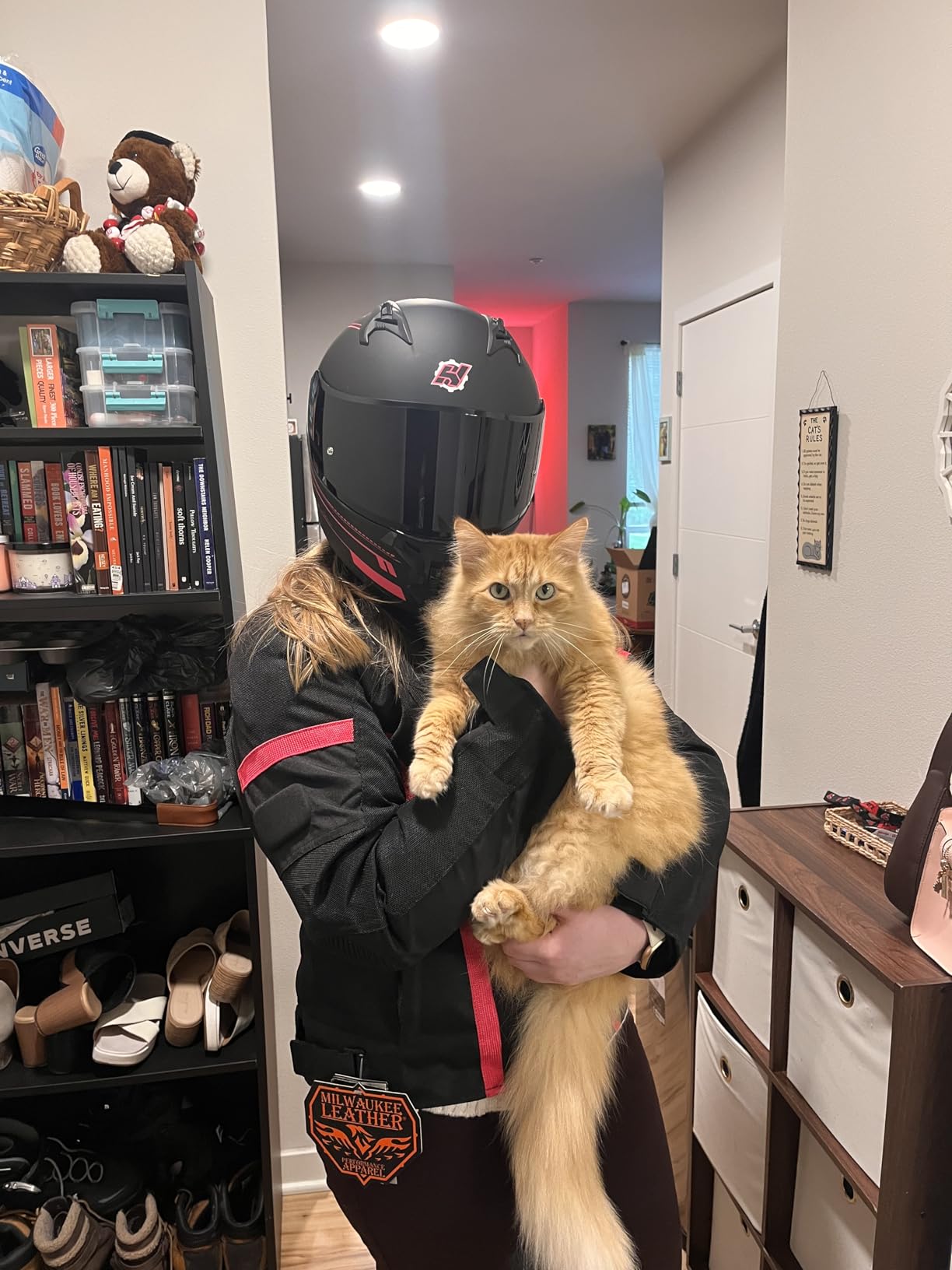 Milwaukee Leather MPL2794 Black and Pink Mesh/Textile Armored Motorcycle Racer Jacket for Women - All Season Jackets customer photo 2