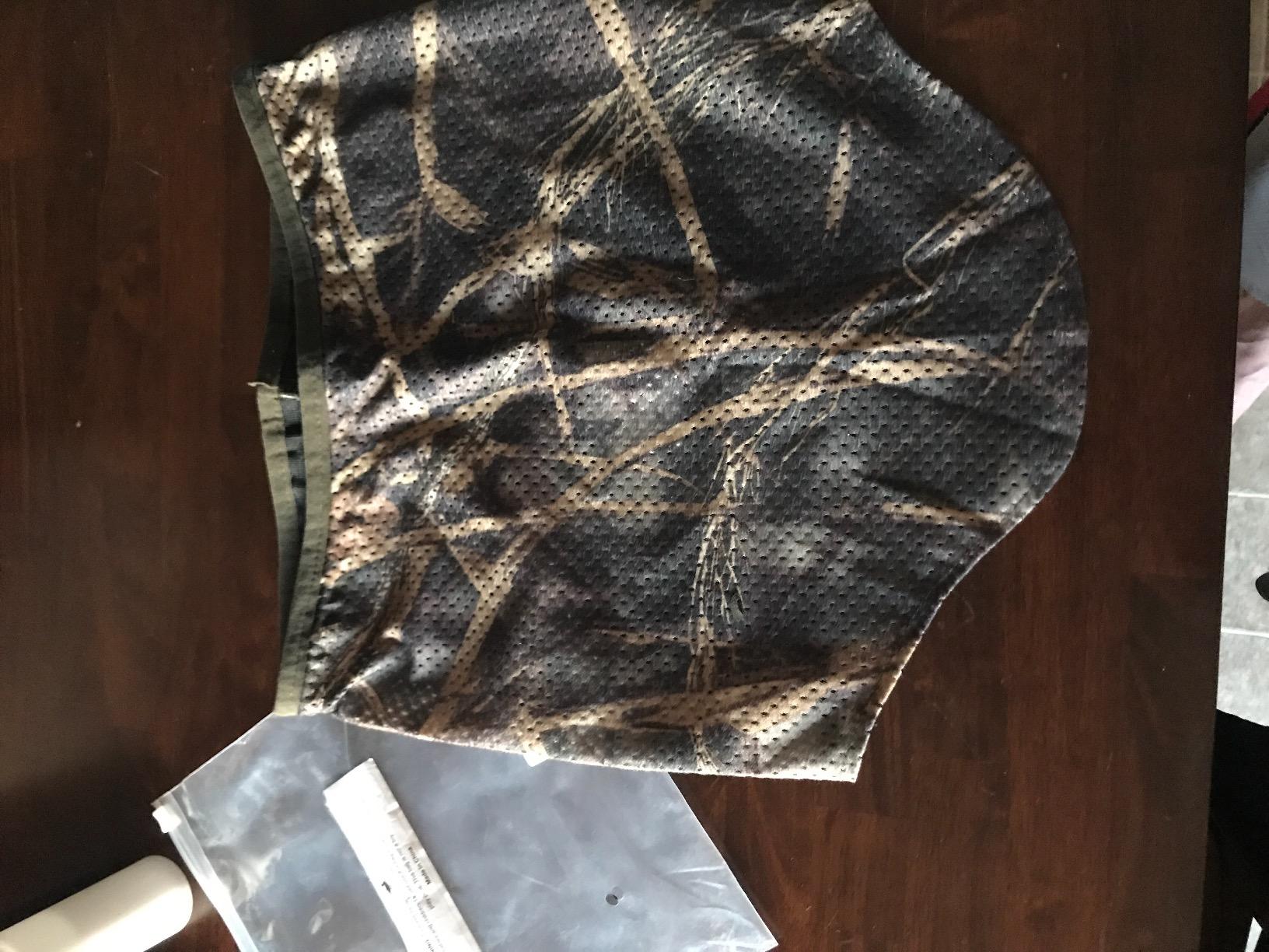 Camo Turkey Hunting Mask - Lightweight Camouflage Face Netting for Men customer photo 2