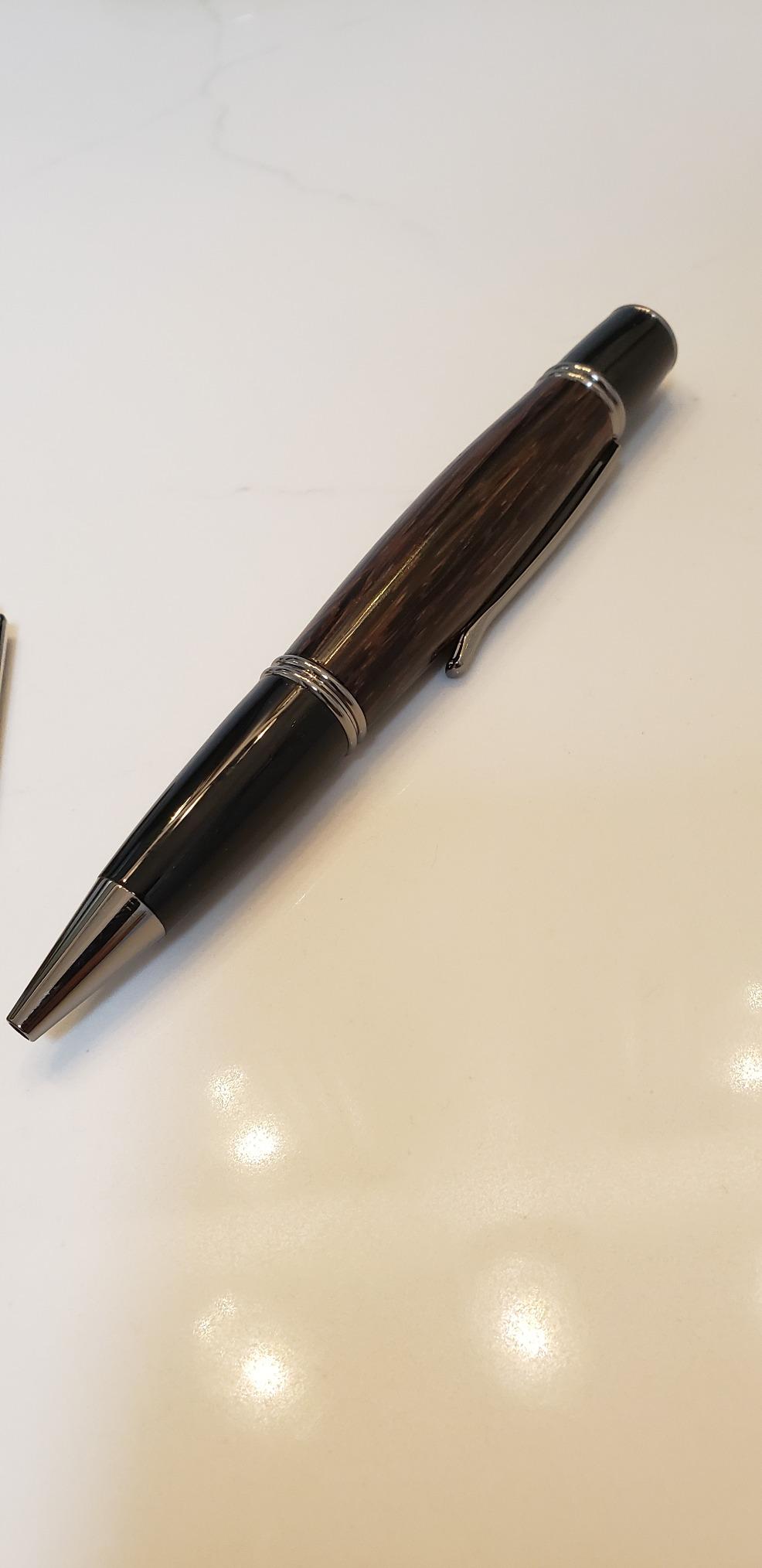 Penn State Industries PKGAFSS Gatsby Grande Twist Ballpoint Pen Kit Starter Package Woodturning Project, Gold customer photo 2