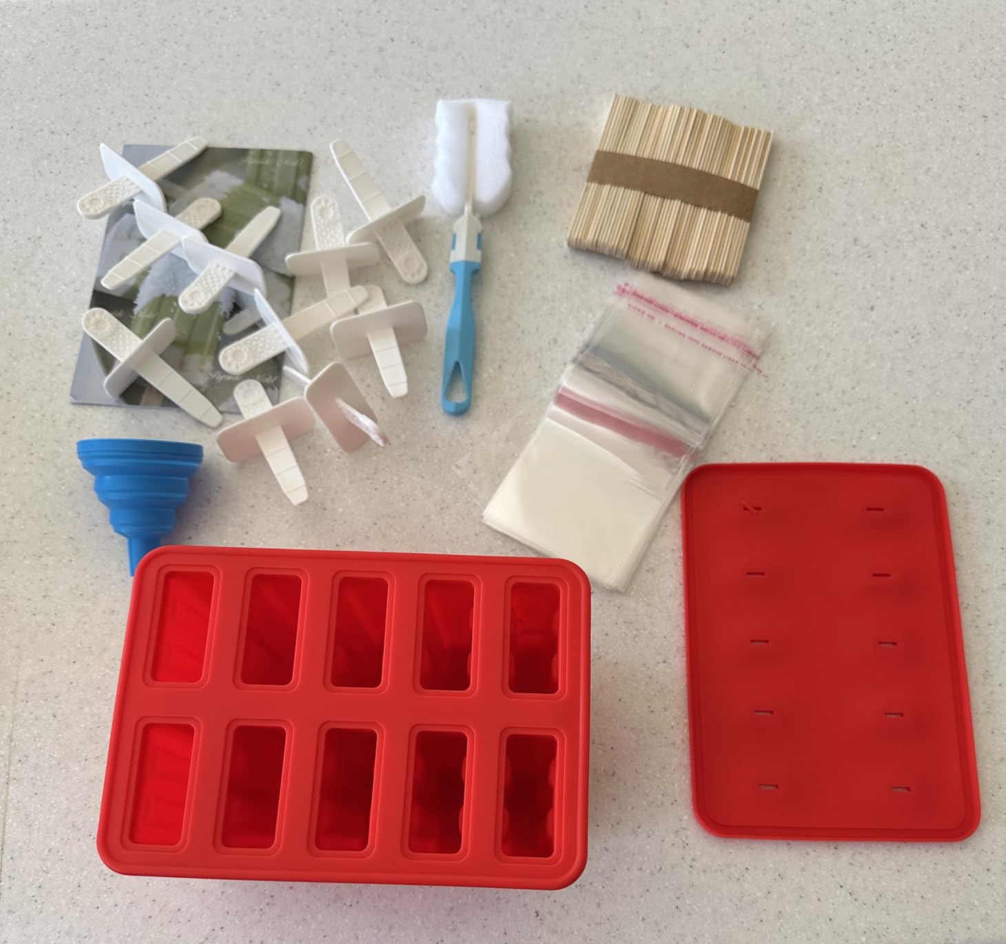 10-Cav Popsicle Molds, Silicone Ice Pop Mold for DIY Frozen Treats customer photo 2