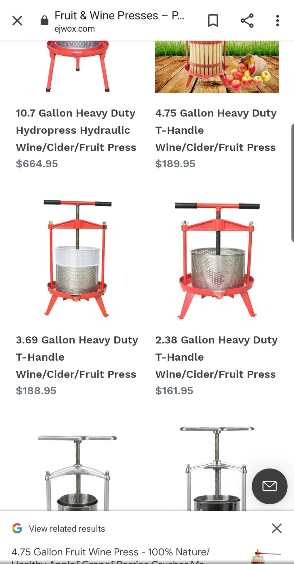Fruit Wine Press 3.69 Gal - Heavy-duty T-Handle & Cross-beam, Stainless Steel Juice Maker for Apple, Grape, Home Brewing customer photo 2