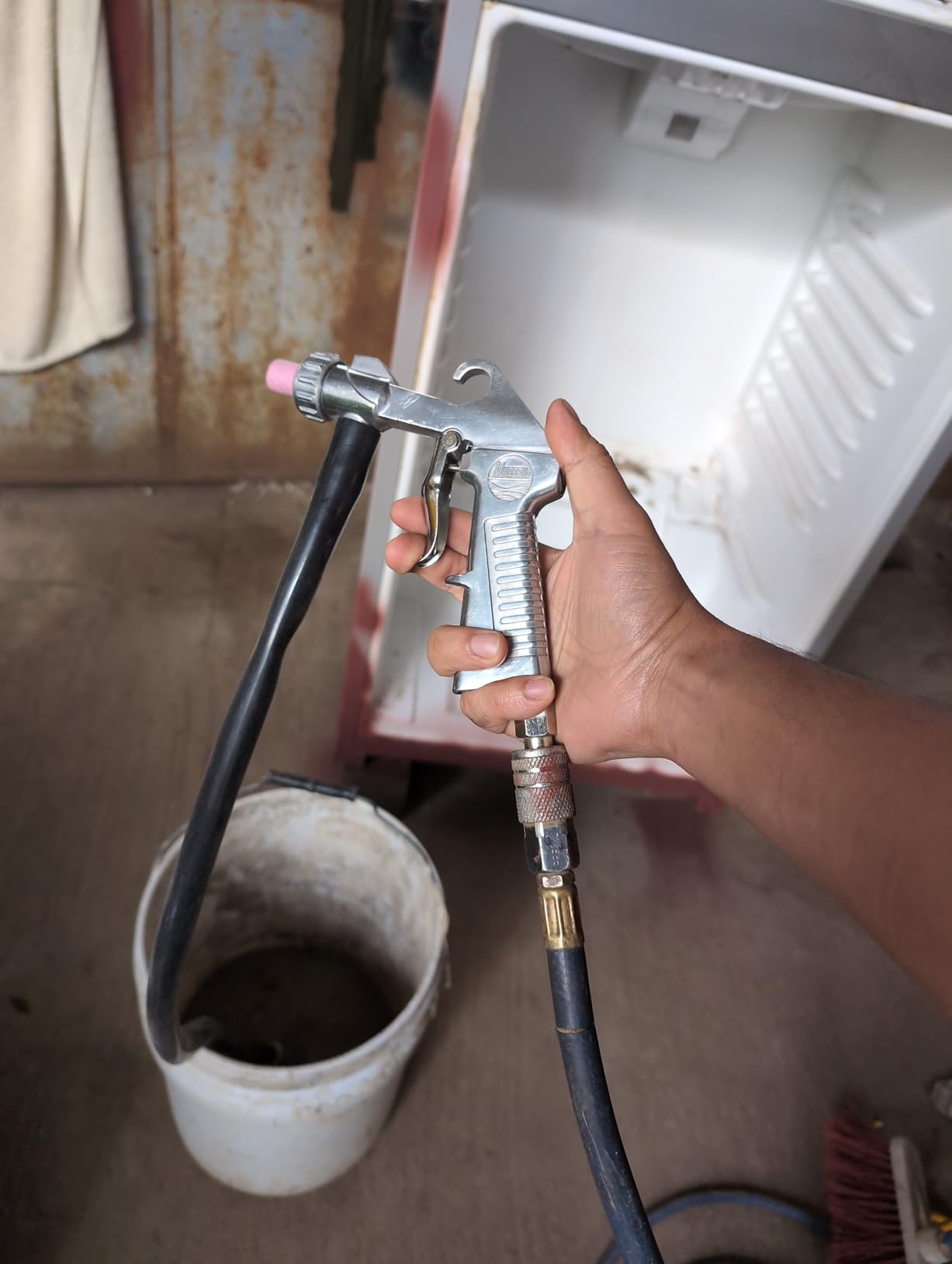 Wogoboo Sand Blaster Gun Kit Sand Blasting Sandblasting Gun customer photo 2
