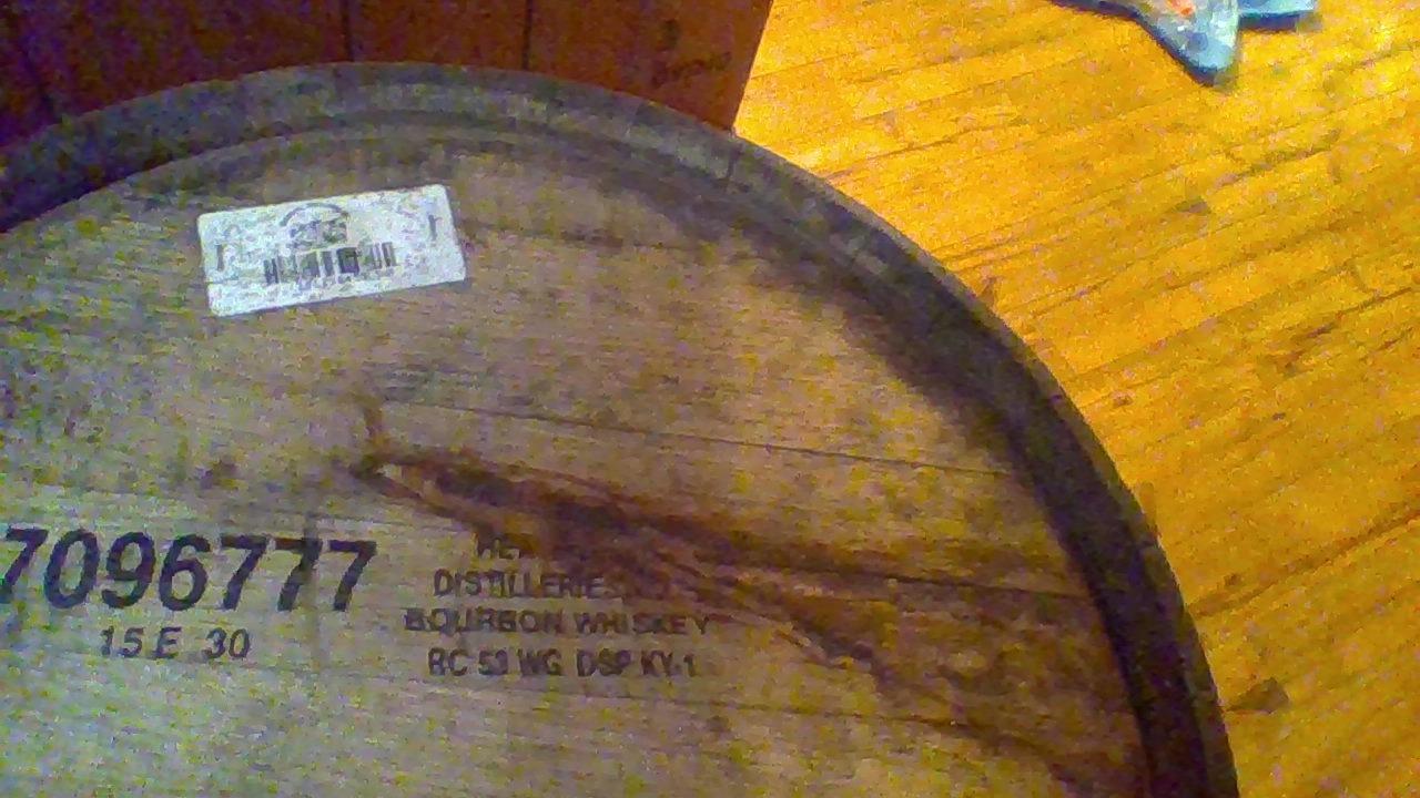 Midwest Barrel Company Bourbon/Whiskey Barrel, 53 Gallon, Headstamp customer photo 1