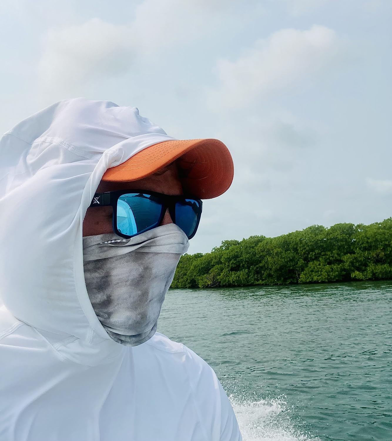 BUFF CoolNet UV Neck Gaiter, UPF 50 Sun Protection, Breathable, Versatile, Quick Dry Face Mask, Fishing Designs, Adult Size customer photo 1