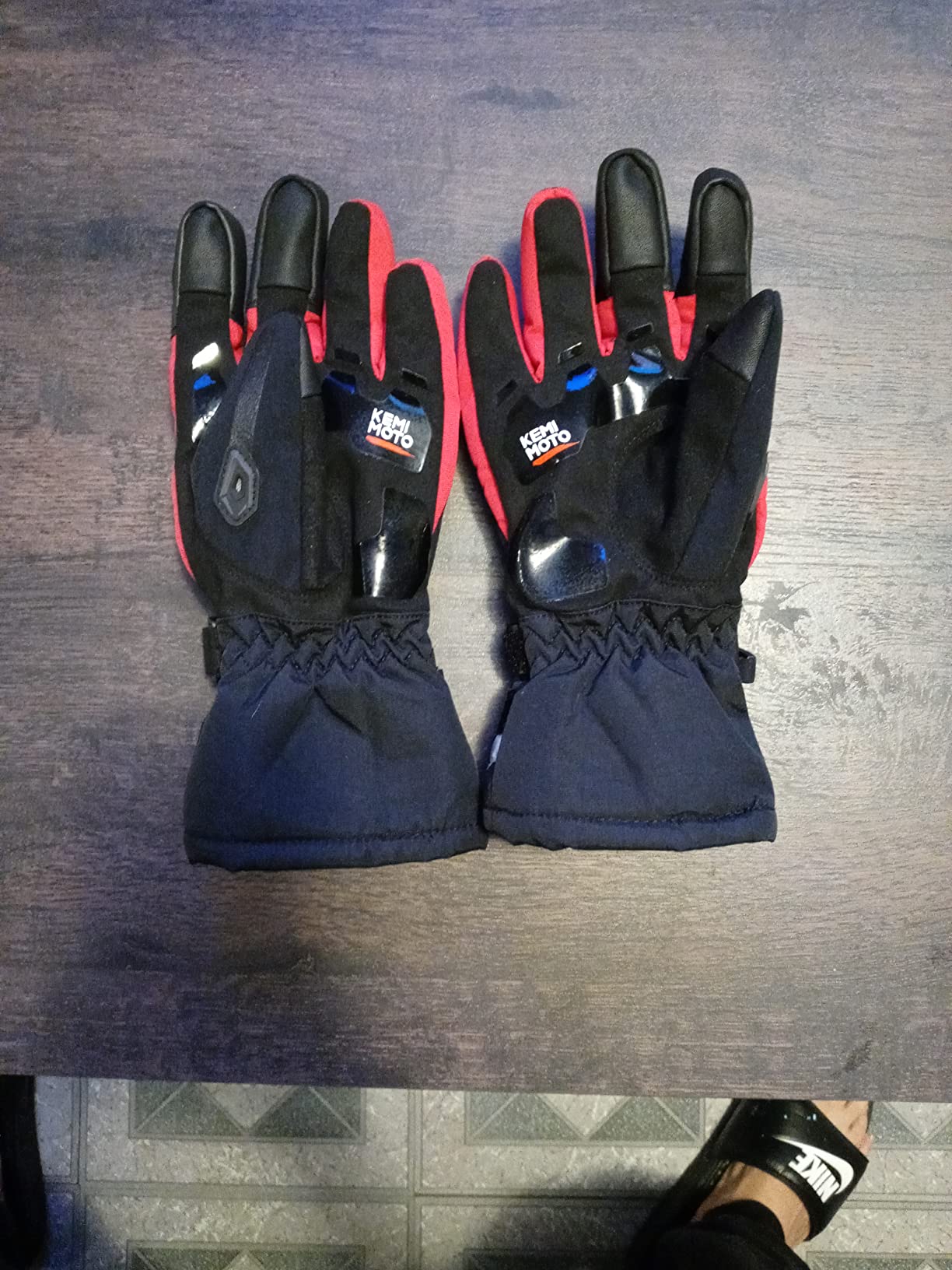 KEMIMOTO Winter Motorcycle Gloves, Rainproof Riding Warm Gloves with Touchscreen for Motorcycle Riding, ATV, UTV, Snowmobile customer photo 2
