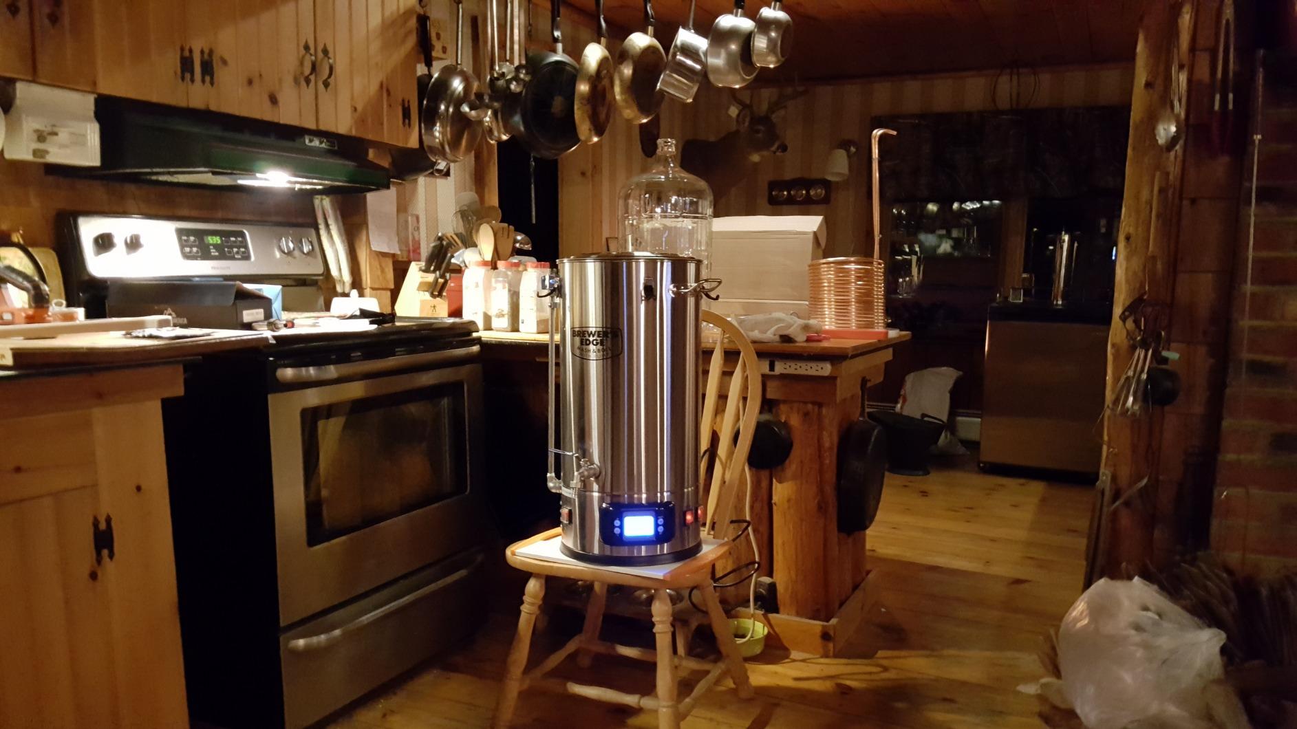 Brewer’s Edge Mash and Boil with Pump | All Grain Home Brewing System 7.5 Gallon customer photo 2