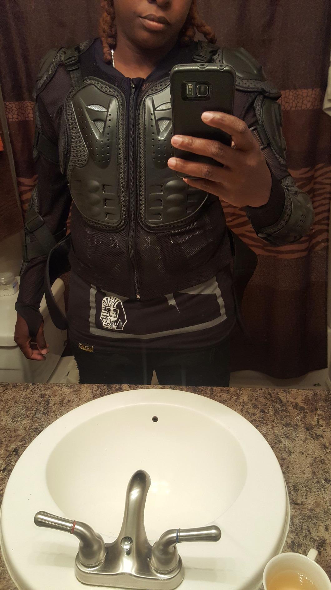 OHMOTOR Motorcycle Body Protective Jacket Armor Riding Protective Gear customer photo 1