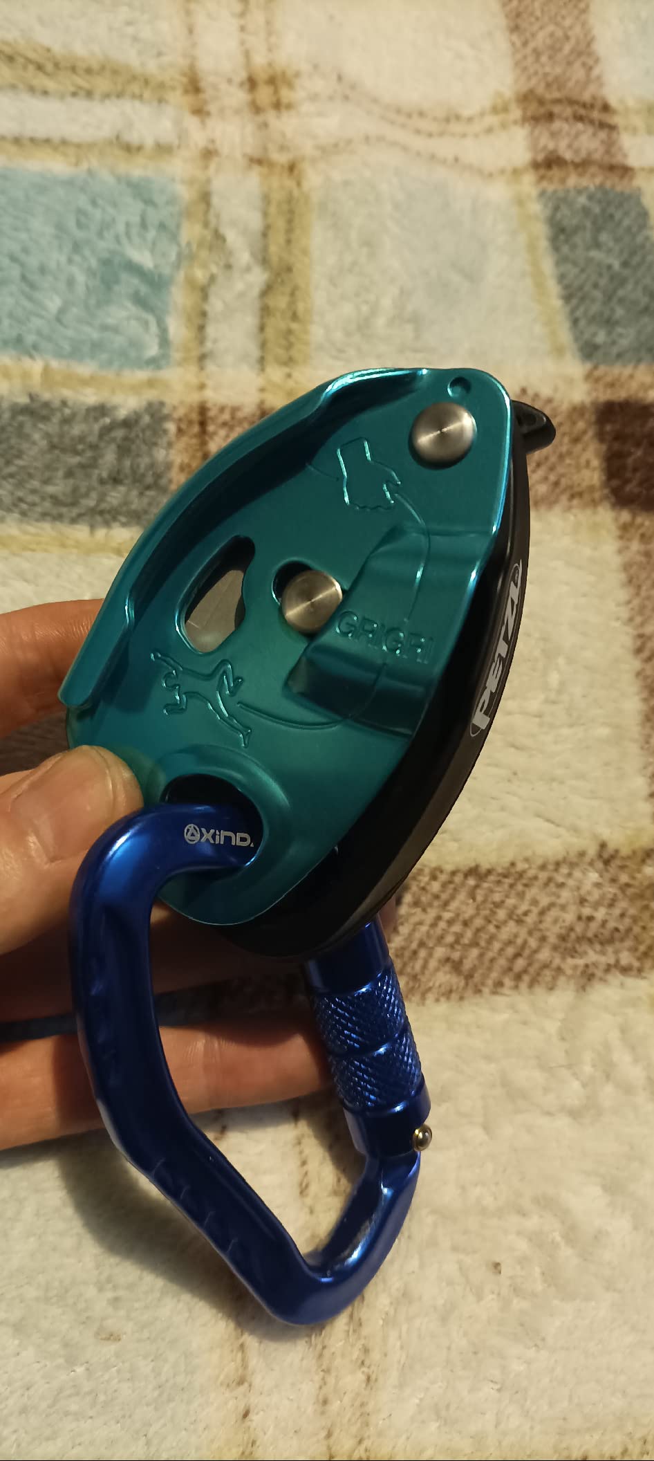 PETZL GRIGRI Rock Climbing Belay Device | With Cam-Assisted Blocking for Sport, Trad, & Top-Rope Climbing customer photo 2