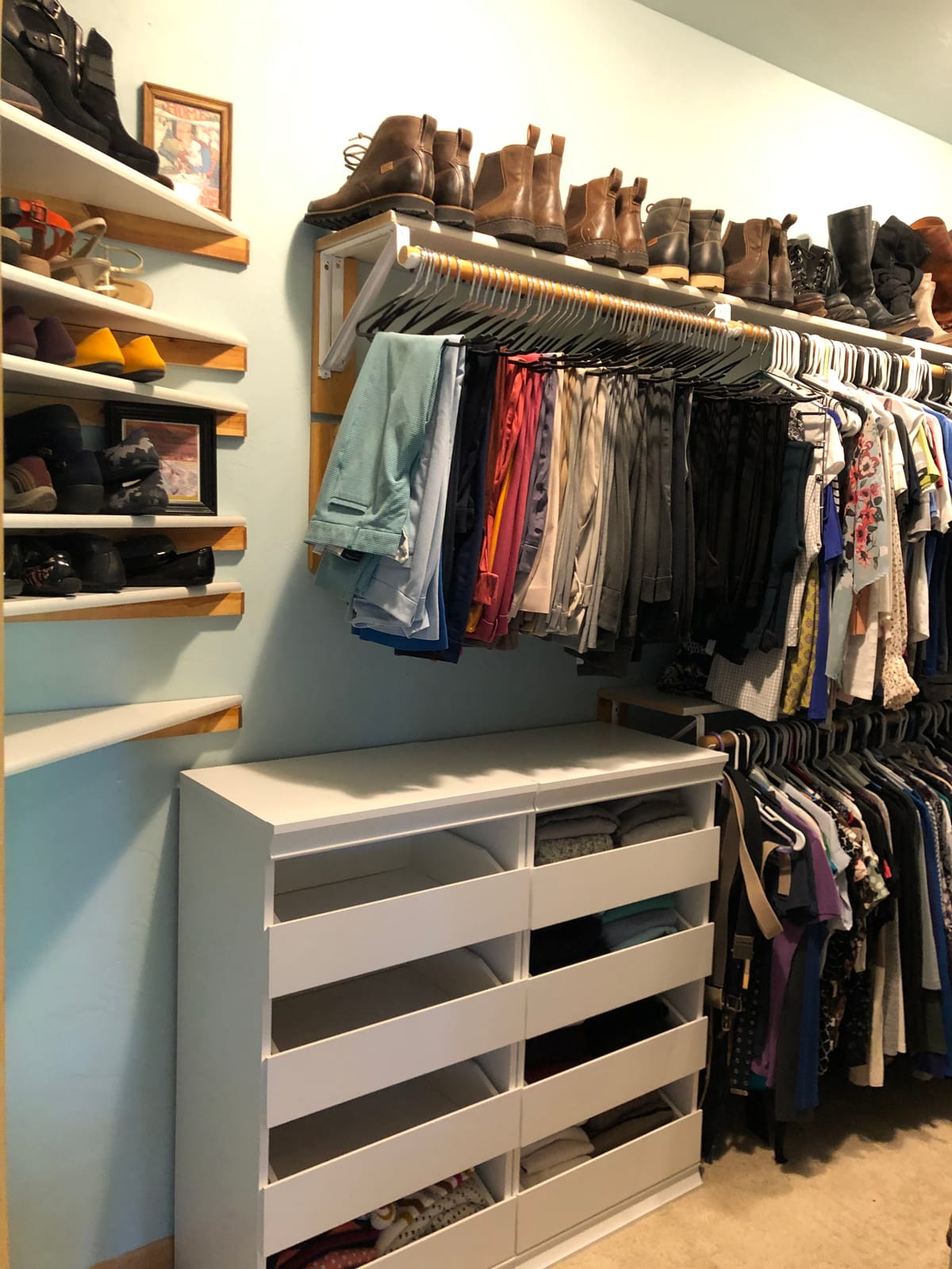 ClosetMaid Modular Storage Unit with 4 Drawers, Wood Closet Organizer, Stacking, Full Backer, Storage, Decorative Trim, White customer photo 2