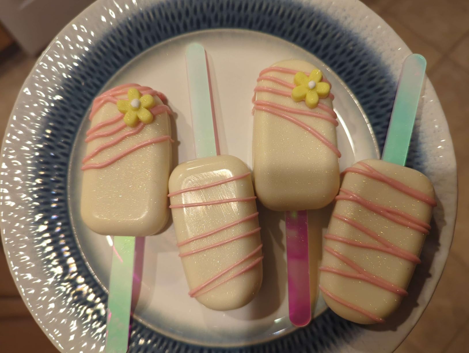 Ouddy Life Popsicle Molds Set of 2, Ice Pop Molds Silicone Cake Pop Mold customer photo 2
