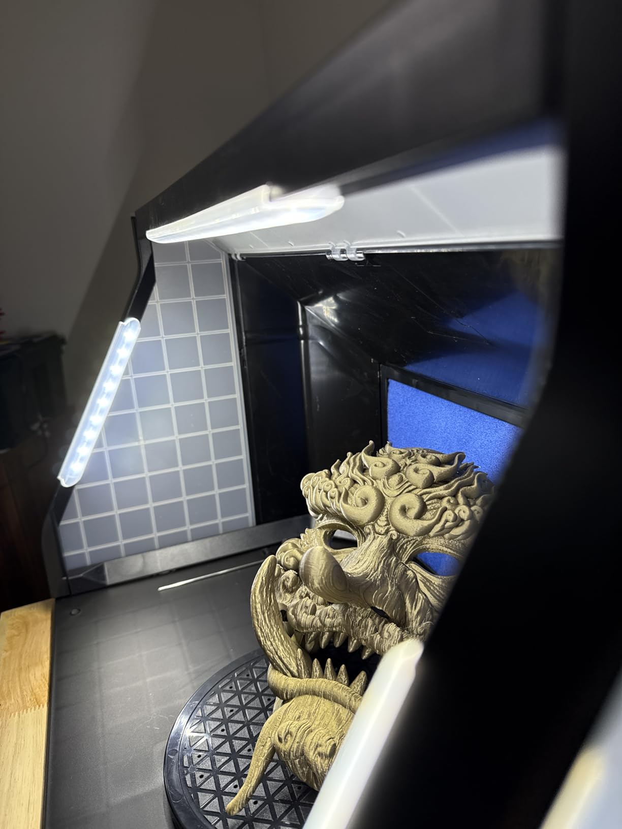 Master Airbrush Large Portable Airbrush Spray Booth Station with LED Lights customer photo 2