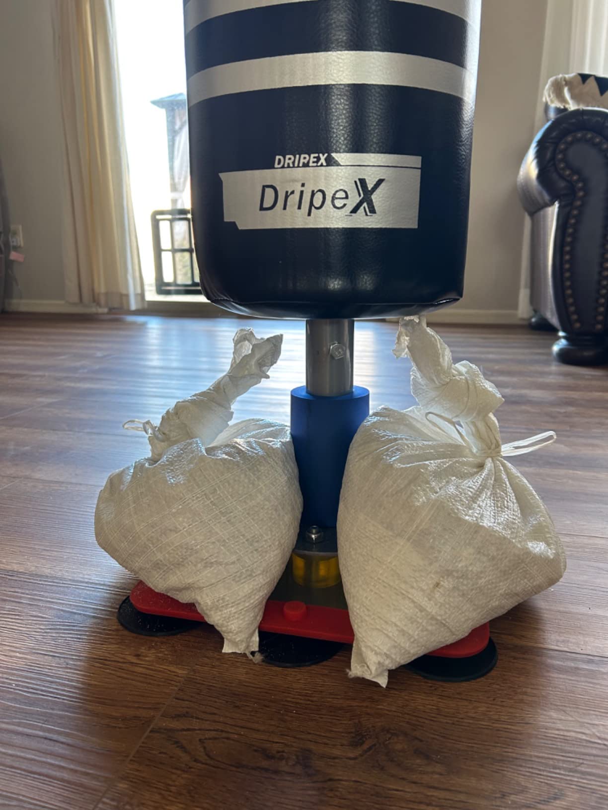 Dripex 47″ Freestanding Punching Bag for Kids, Kick Boxing Bag for Teens Karate & Taekwondo customer photo 2