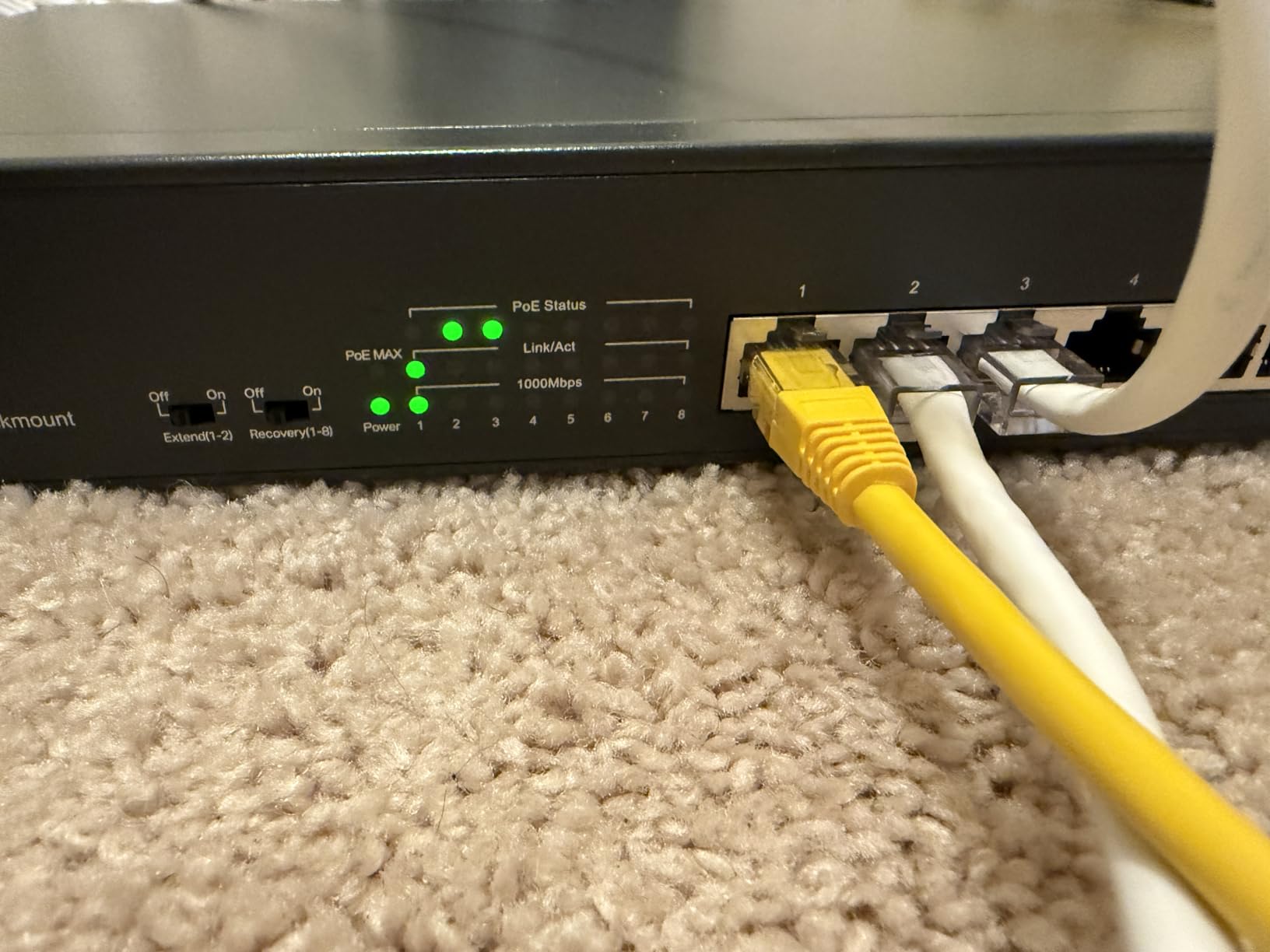 TP-Link 8 Port Gigabit PoE Switch | 8 PoE+ Ports @126W | Plug & Play | Limited Lifetime Protection | Desktop/ Rackmount | Prioritized Power Supply | Sturdy Metal | Shielded Ports (TL-SG1008MP) customer photo 1