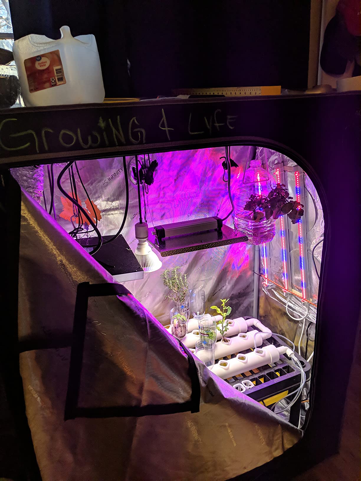 Hydroponic NFT 36 Holes Growing System with Special Fertilizer Timing Cycle, PVC Pipe Garden Plant Kit customer photo 1