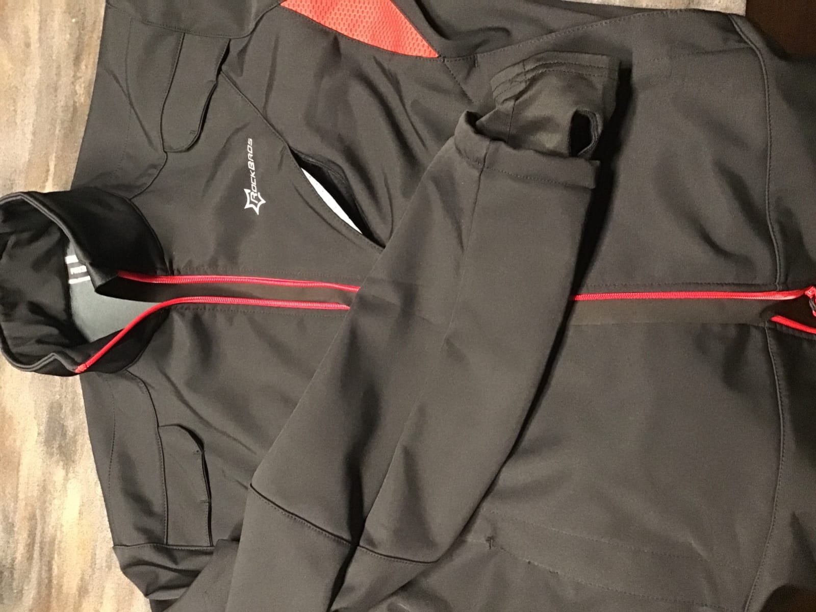 ROCKBROS Men's Winter Cycling Jacket, Thermal Fleece Windproof Bike Jacket customer photo 2