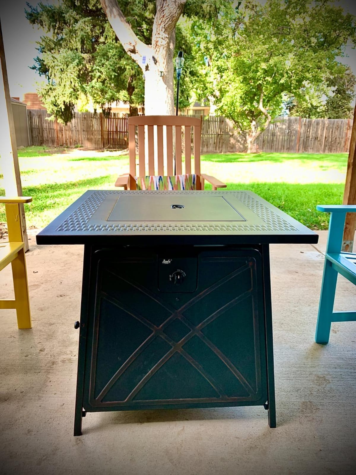 50000 BTU Propane Fire Pit Table Outdoor for Patio, Garden and Backyard customer photo 2