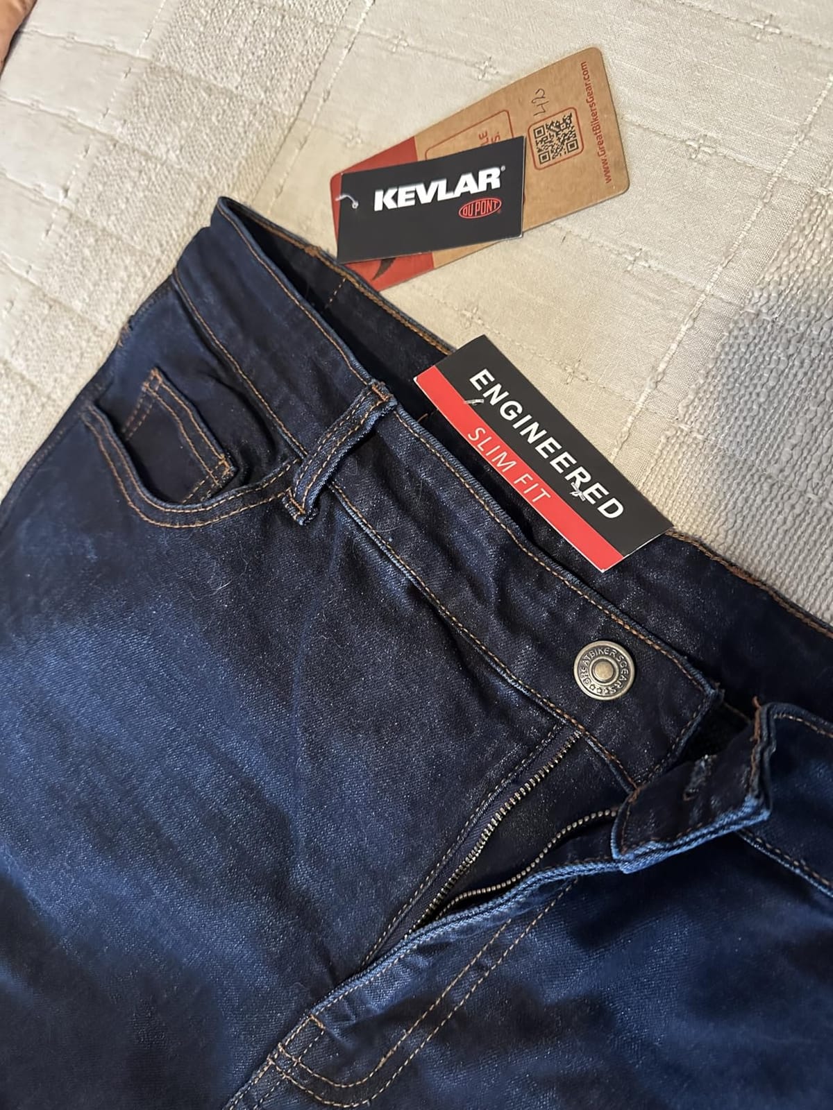 GREAT BIKERS GEAR - Men Engineered Protective Jeans Aramid Lining Motorcycle Biker Trousers Reinforced Protection Lining Knee customer photo 1