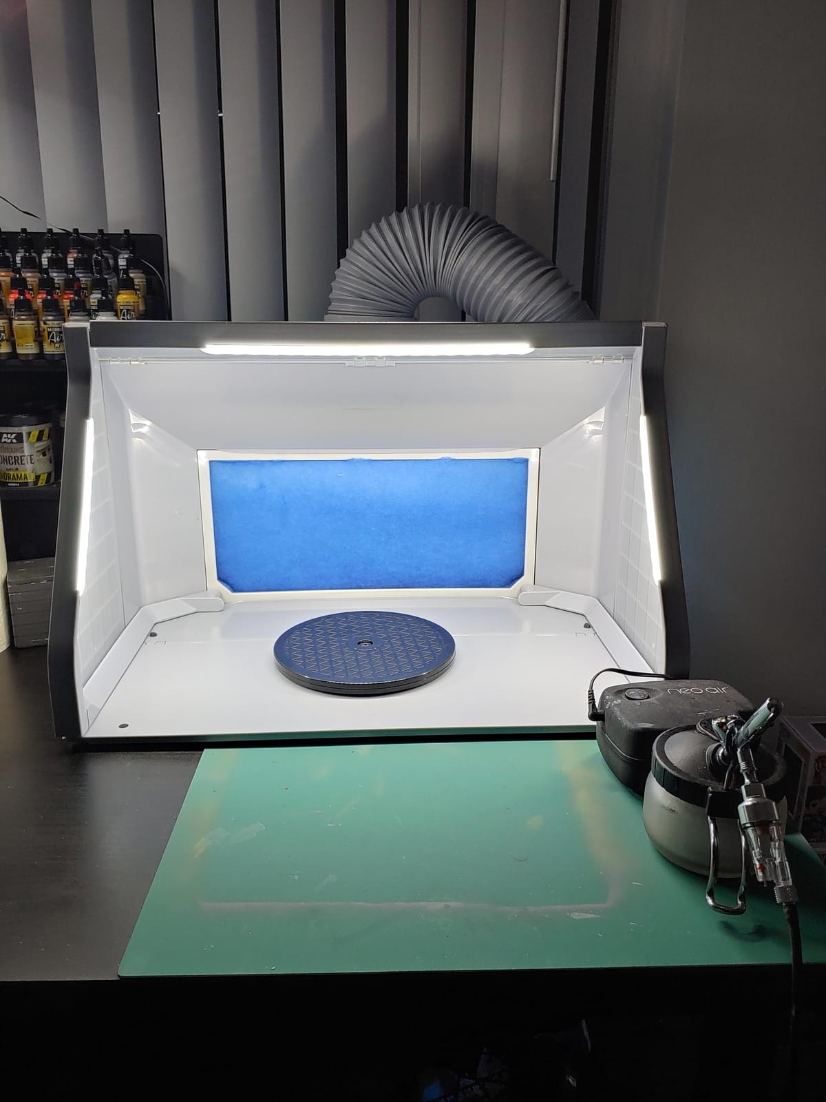 Airbrush Spray Booth, Large Space Portable Paint Booth for Crafts customer photo 1