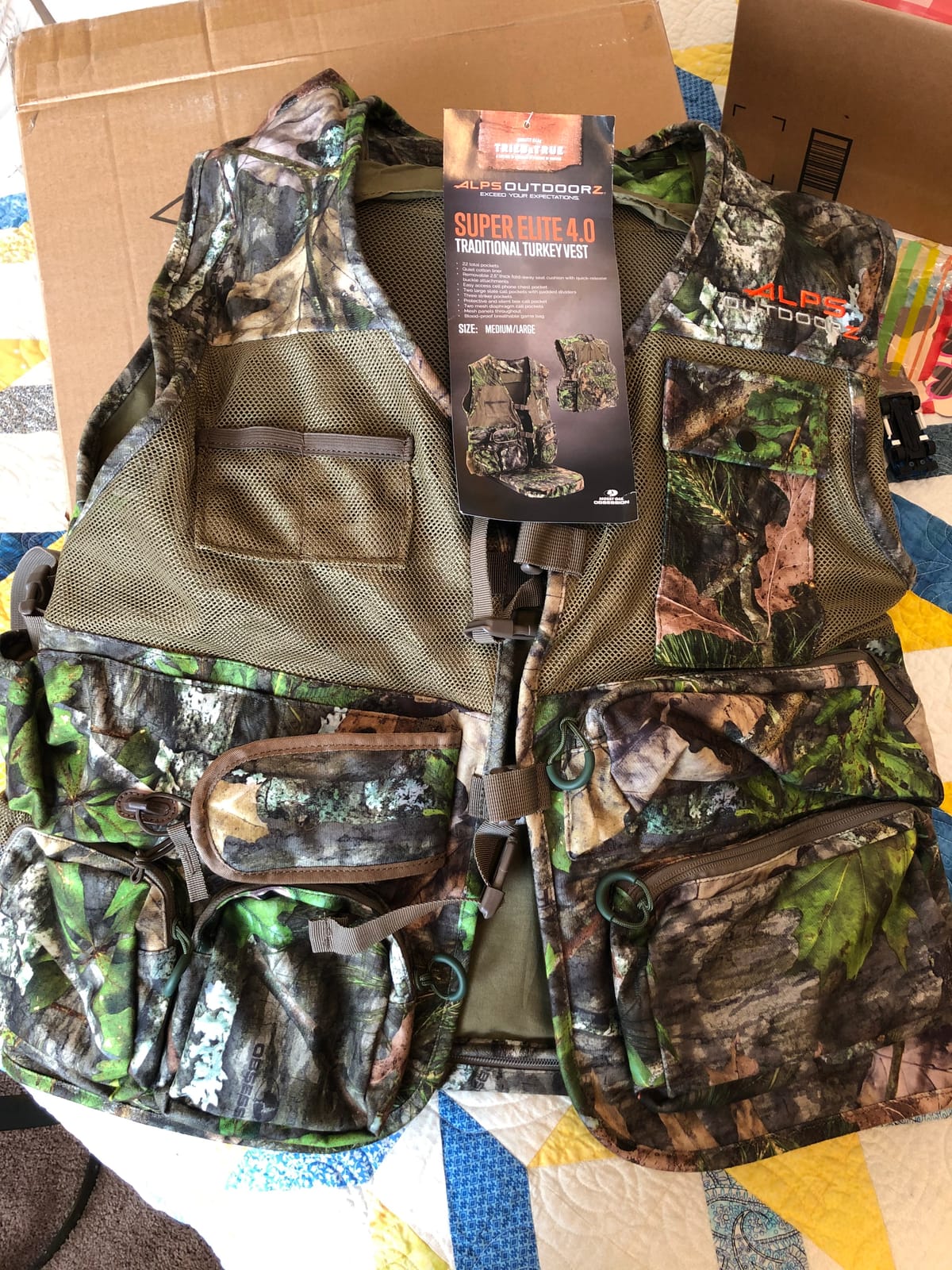 ALPS OutdoorZ Super Elite 4.0 Camo Turkey Vest with Removable Fold Away Seat customer photo 1