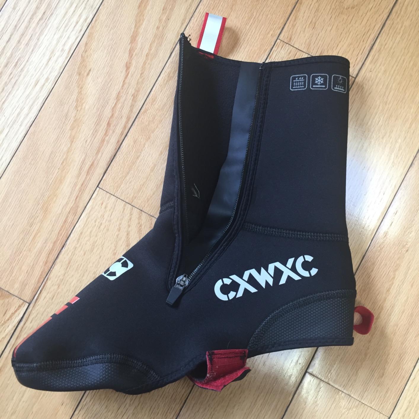 CXWXC Cycling Shoe Covers Neoprene Waterproof, Winter Thermal Warm Full Bicycle Overshoes for Men Women, Road Mountain Bike Booties customer photo 2