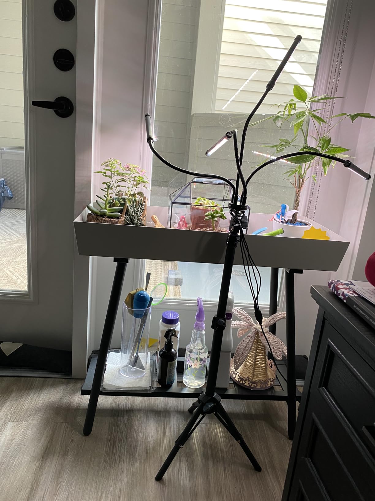 GHodec Grow Light Free Standing, 5500K Full Spectrum Gooseneck LED Lamp customer photo 2