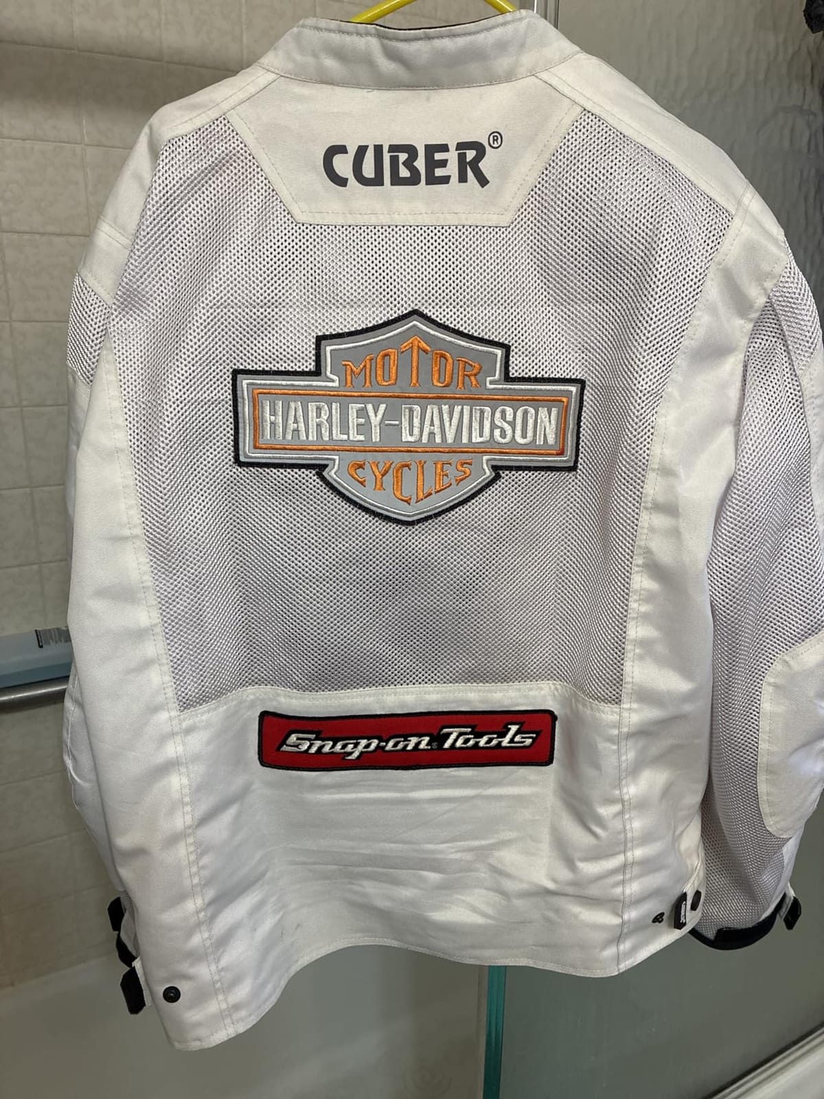 CUBER MOTORCYCLE BREATHABLE MESH JACKET MENS WITH CE ARMOR BIKERS RACING GEAR, SUMMER MOTORBIKE PROTECTIVE JACKET customer photo 2