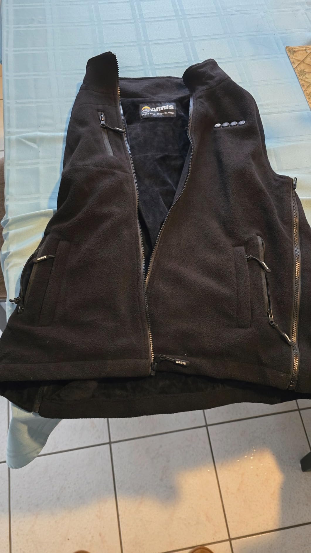 ARRIS Fleece Heated Vest for Men with Battery Pack Included, Size Adjustable 8 Heating Zones for Hunting customer photo 2