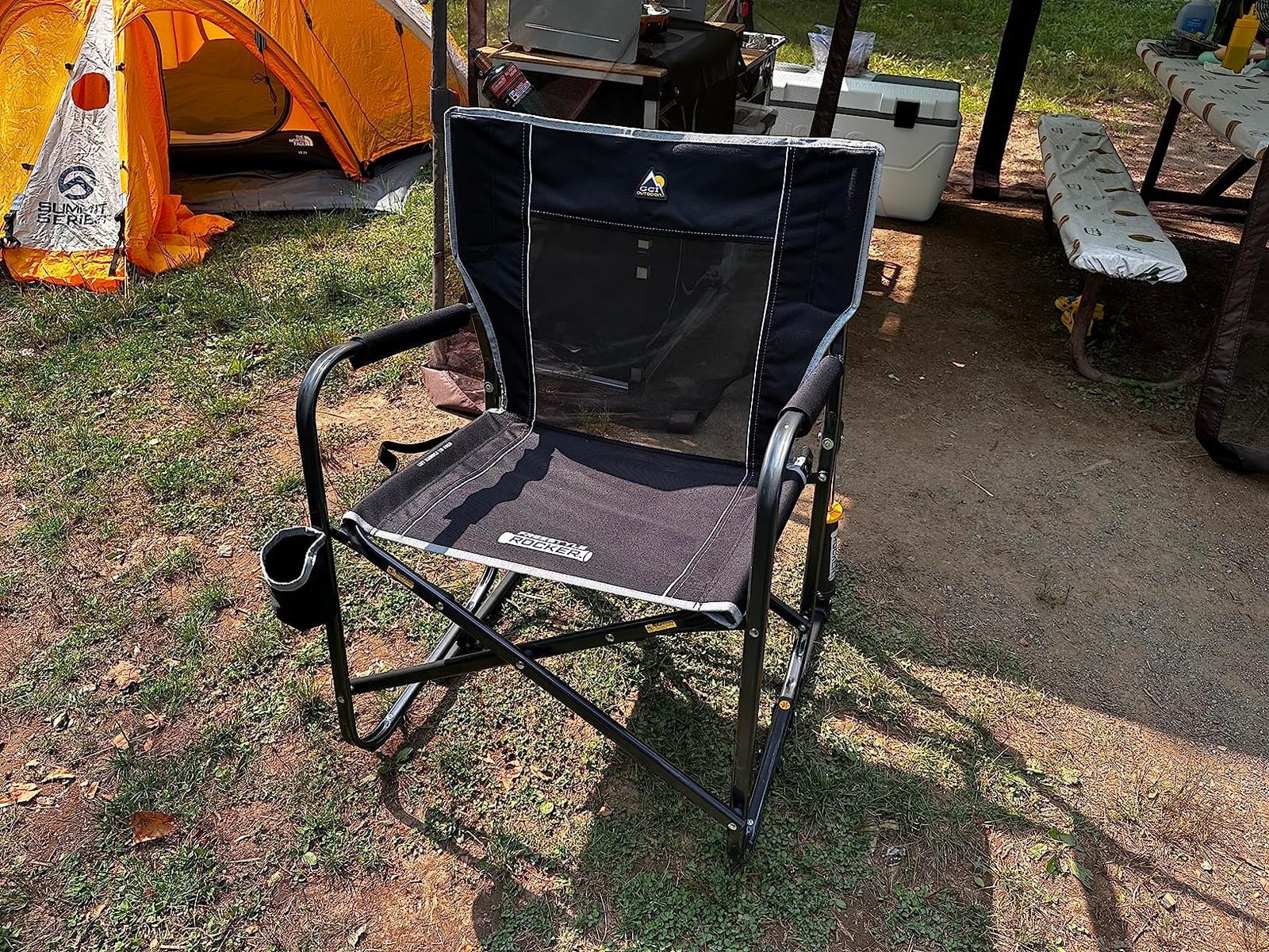 GCI Outdoor Freestyle Rocker Camping Chair - Black customer photo 1