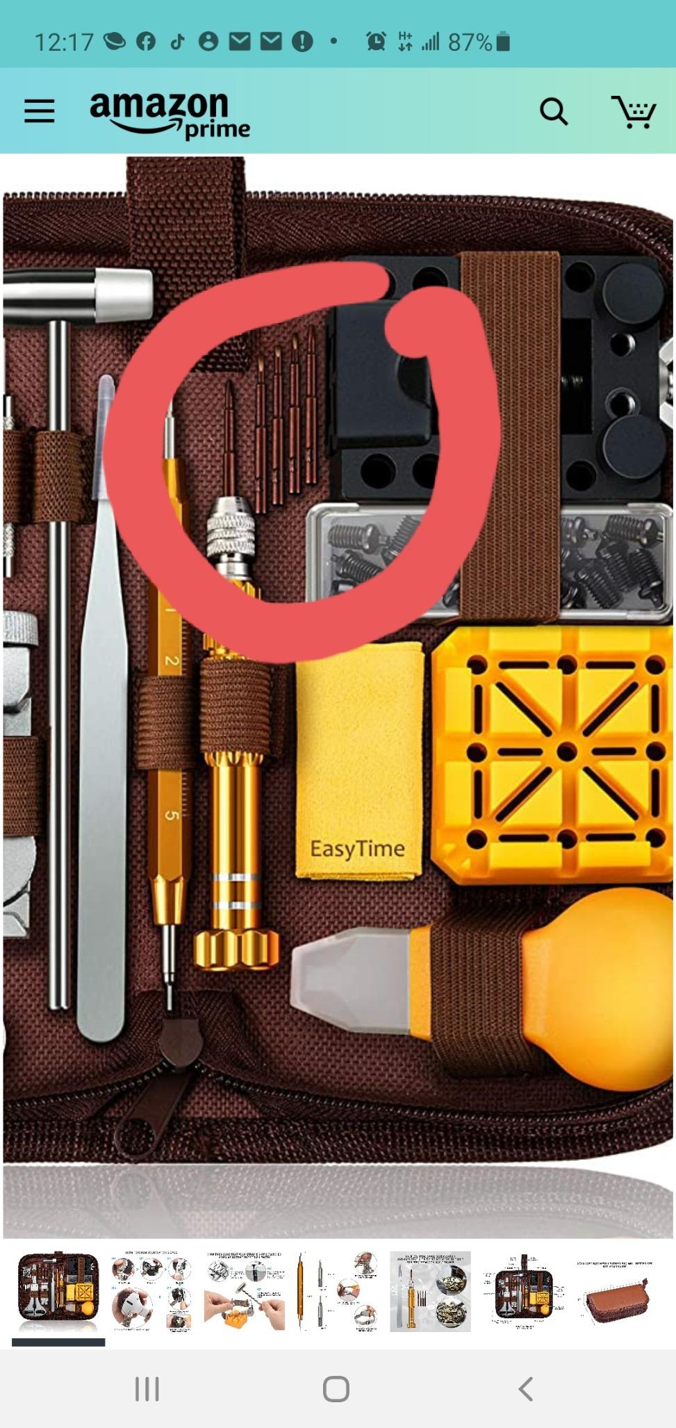 EasyTime Beginners Watch Repair Kit: 149PCS Watch Tools with Manual for Link Removal and Battery Replacement - 108 Spring Bars for Strap Adjustment, Gift for DIY Enthusiasts customer photo 2