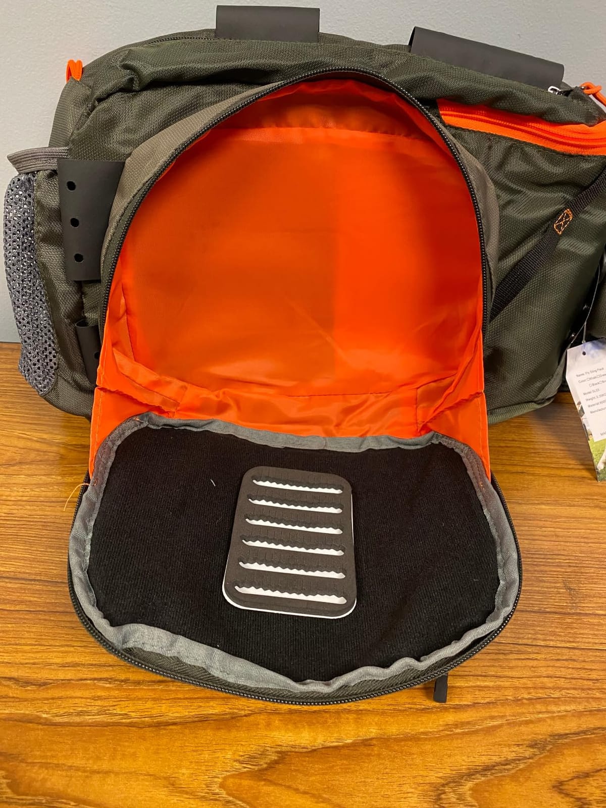 Kylebooker Fly Fishing Sling Pack Tackle Storage Shoulder Bag | Lightweight Multiple Pockets for Trout Freshwater Saltwater Fishing customer photo 2