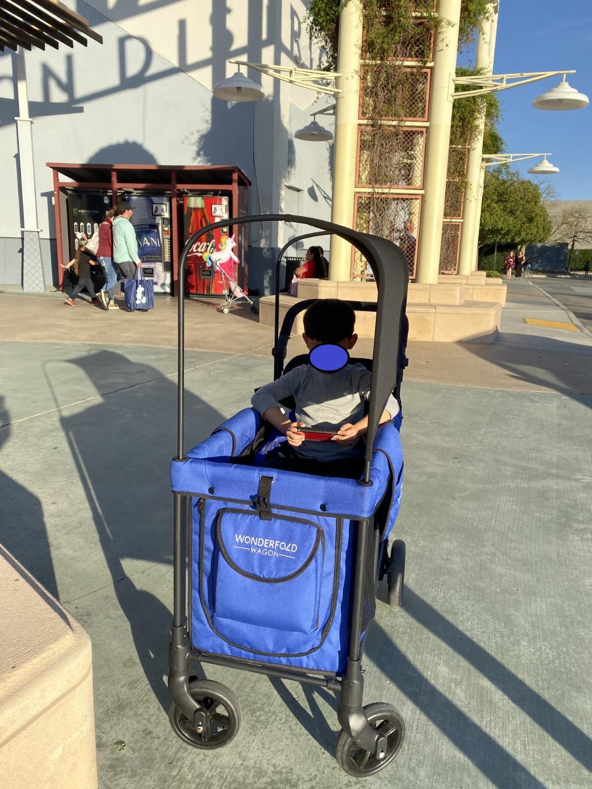 WonderFold W2 Stroller Wagon, Steel Frame, 2 Seater, Black customer photo 1