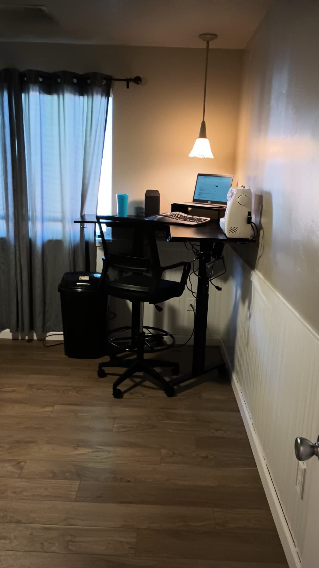 BestOffice | Tall Drafting Chair | Black | with Lumbar Support customer photo 2