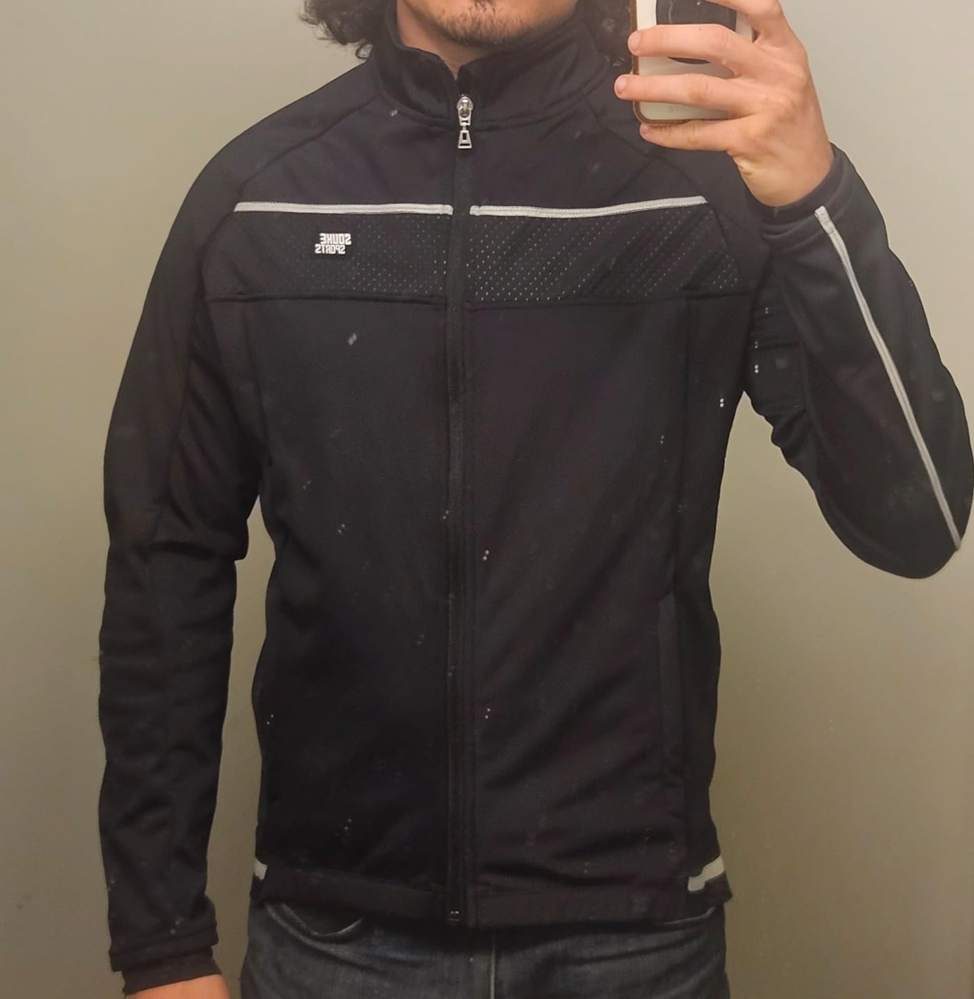 Souke Sports Men's Winter Cycling Jacket Windproof Thermal Bike Jacket customer photo 1