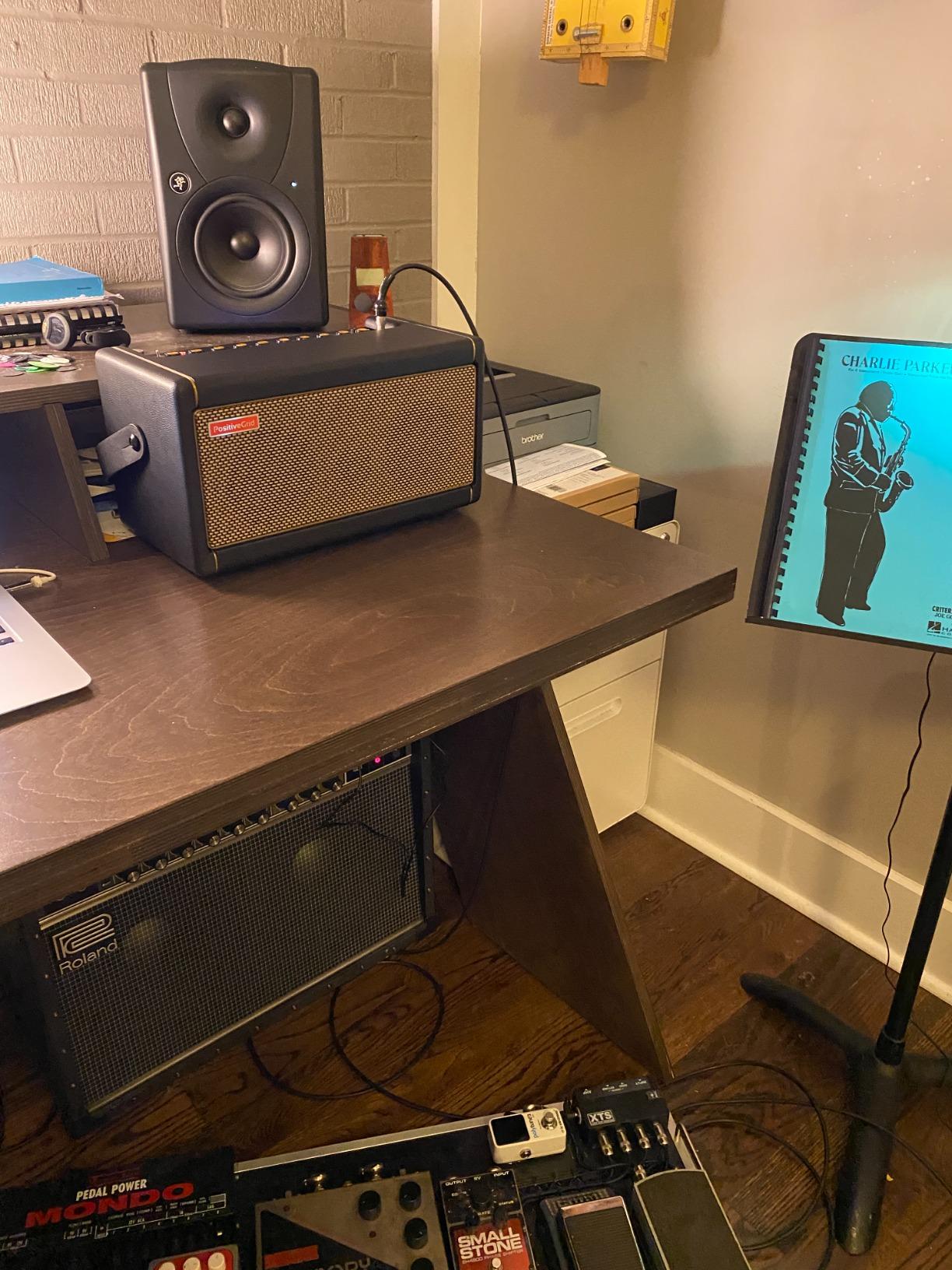 Positive Grid Spark 40-Watt Combo Practice Guitar Amplifier Electric Bass and Acoustic Guitar Amp with Spark Mobile App customer photo 1