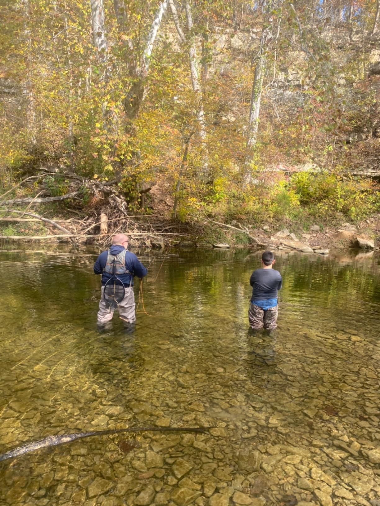 Foxelli Hip Waders - Waterproof Camo Waders for Men & Women with Boots, Lightweight Wading Hip Boots for Fishing & Hunting customer photo 2