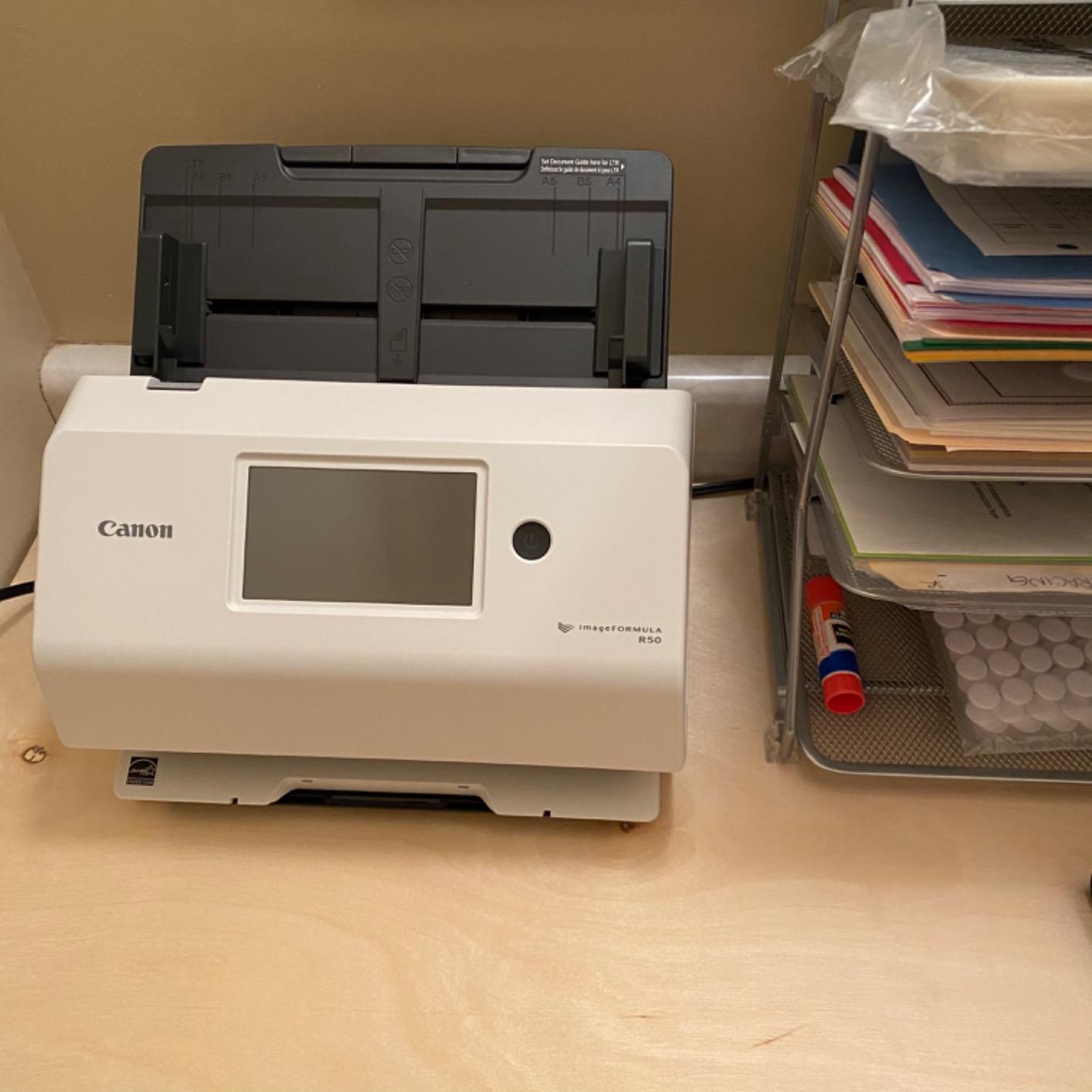 Canon imageFORMULA R50 Business Document Scanner for PC and Mac customer photo 2