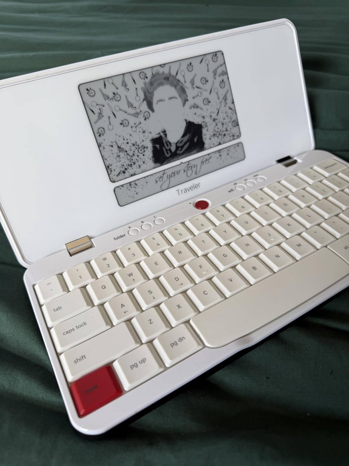 Freewrite Traveler | Lightweight and Portable Typewriter with E Ink Digital Screen for Distraction-Free Drafting | Word Processor with Wifi Cloud Sync and Long Battery Life for Writers on the Move customer photo 2