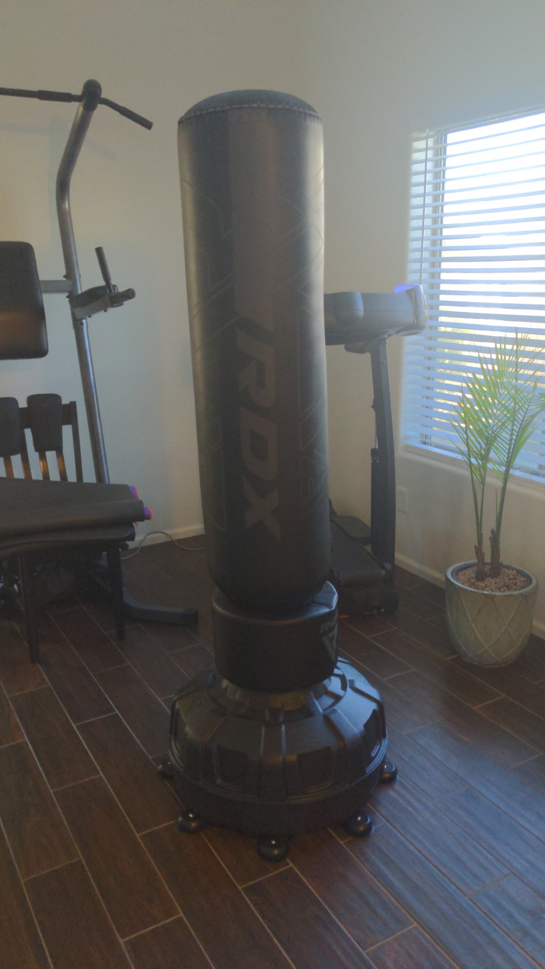 RDX XXL 330LBS Freestanding Punching Bag with Cover & Gloves – 72” Adult Heavy Pedestal Punch Bag Set - 17 Suction Cup 8 Extended Legs Stand Base - Kick Boxing MMA Home Gym Fitness customer photo 2