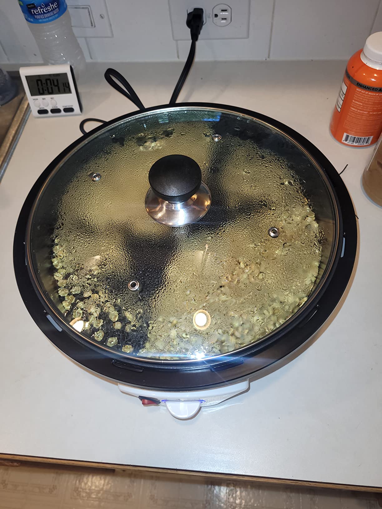 500g Coffee Bean Roaster Machine with Timer, 110V customer photo 1